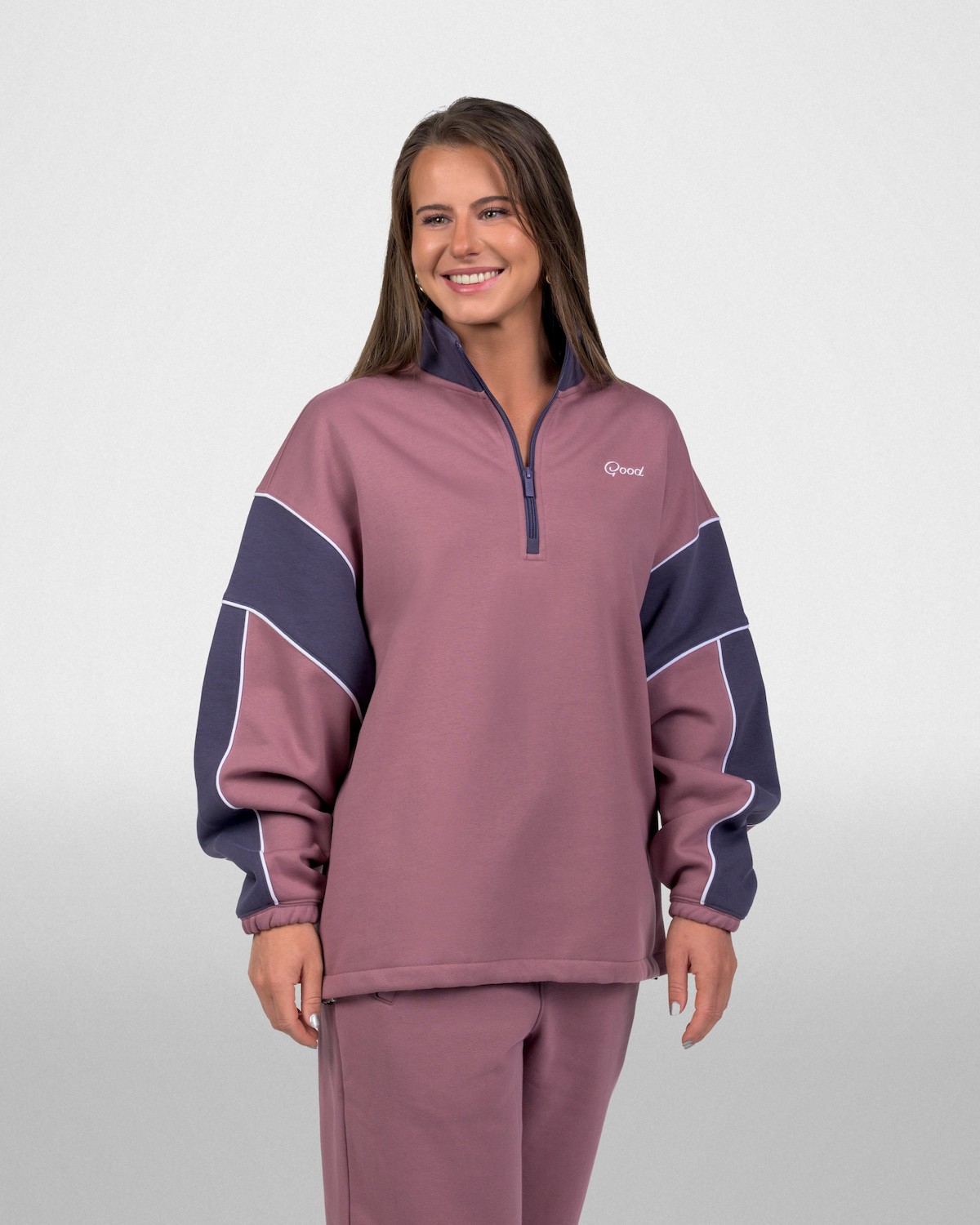 Picture of Good Good Women's Through The Grapevine Fleece Q-Zip
