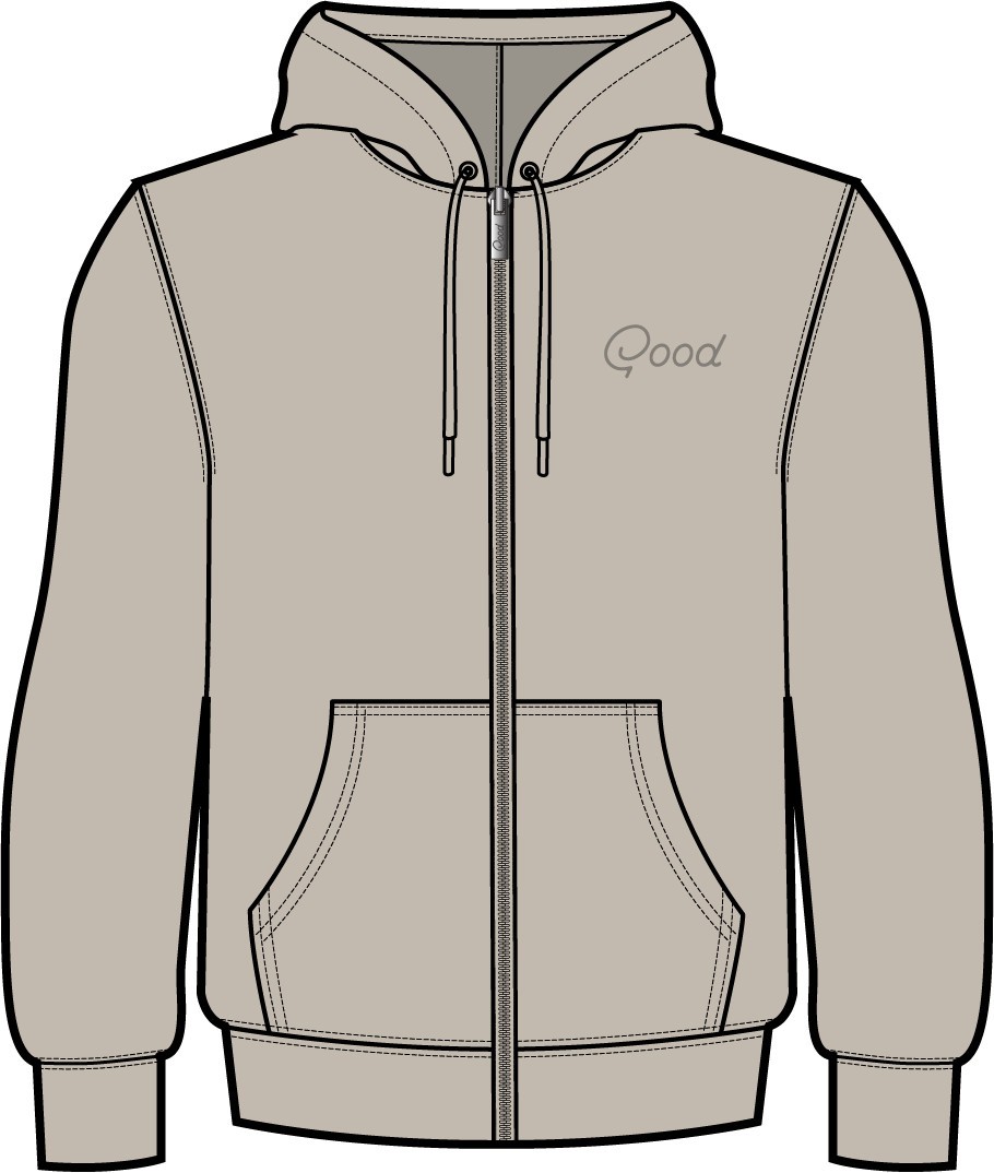 Picture of Good Good Men's Hazy Day Full Zip Fleece Hoodie (PREBOOK 10/01)