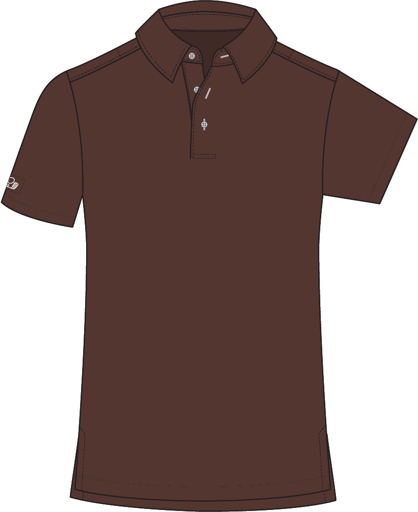 Picture of Good Good Men's Walnut Wedge Polo (Prebook 10-01)