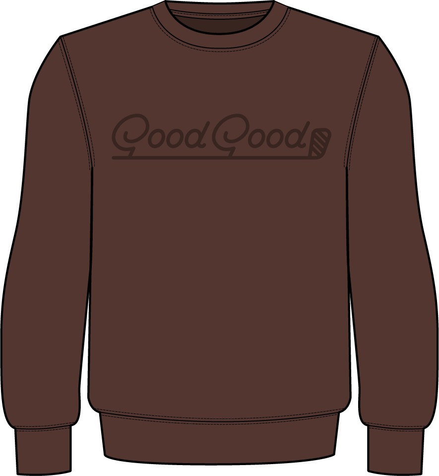 Picture of Good Good Men's Walnut Wedge Fleece Crewneck (Prebook 10-01)