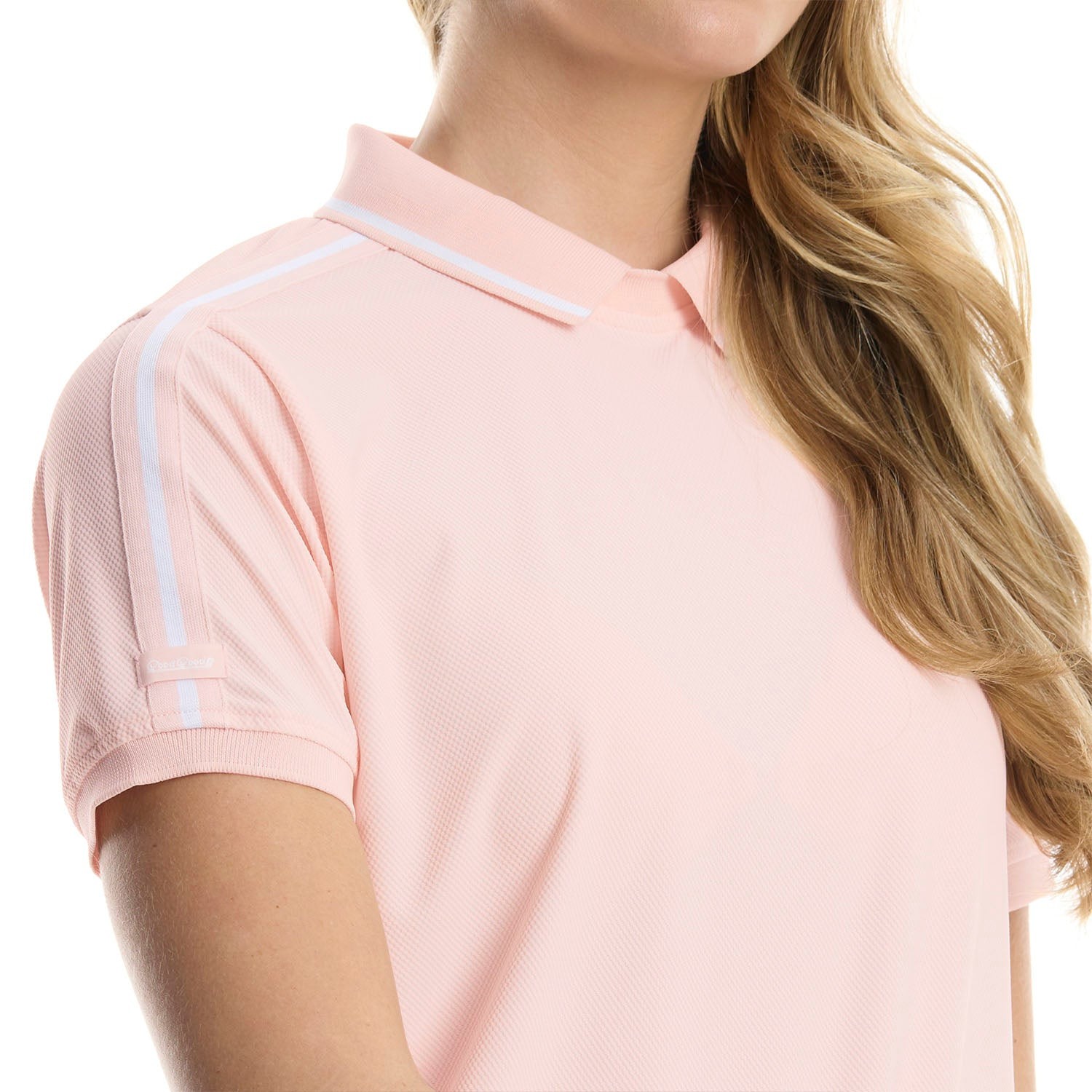 Picture of Good Good Women's Women's Desert Sand Textured Polo