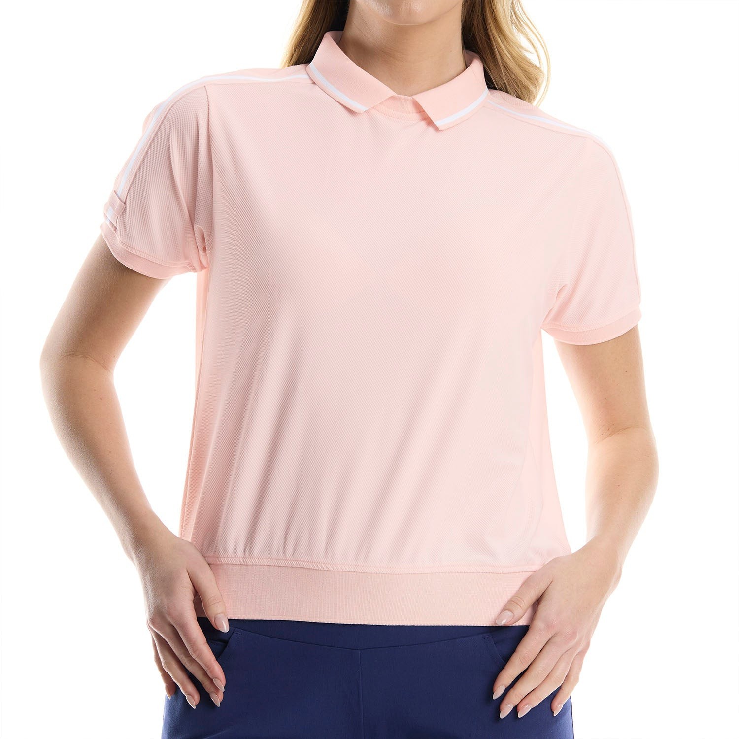Picture of Good Good Women's Women's Desert Sand Textured Polo