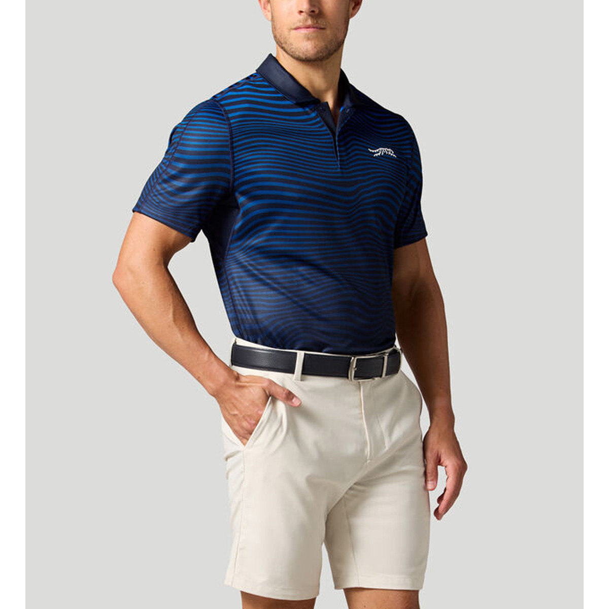 Picture of Sun Day Red Men's TWP Waves Polo