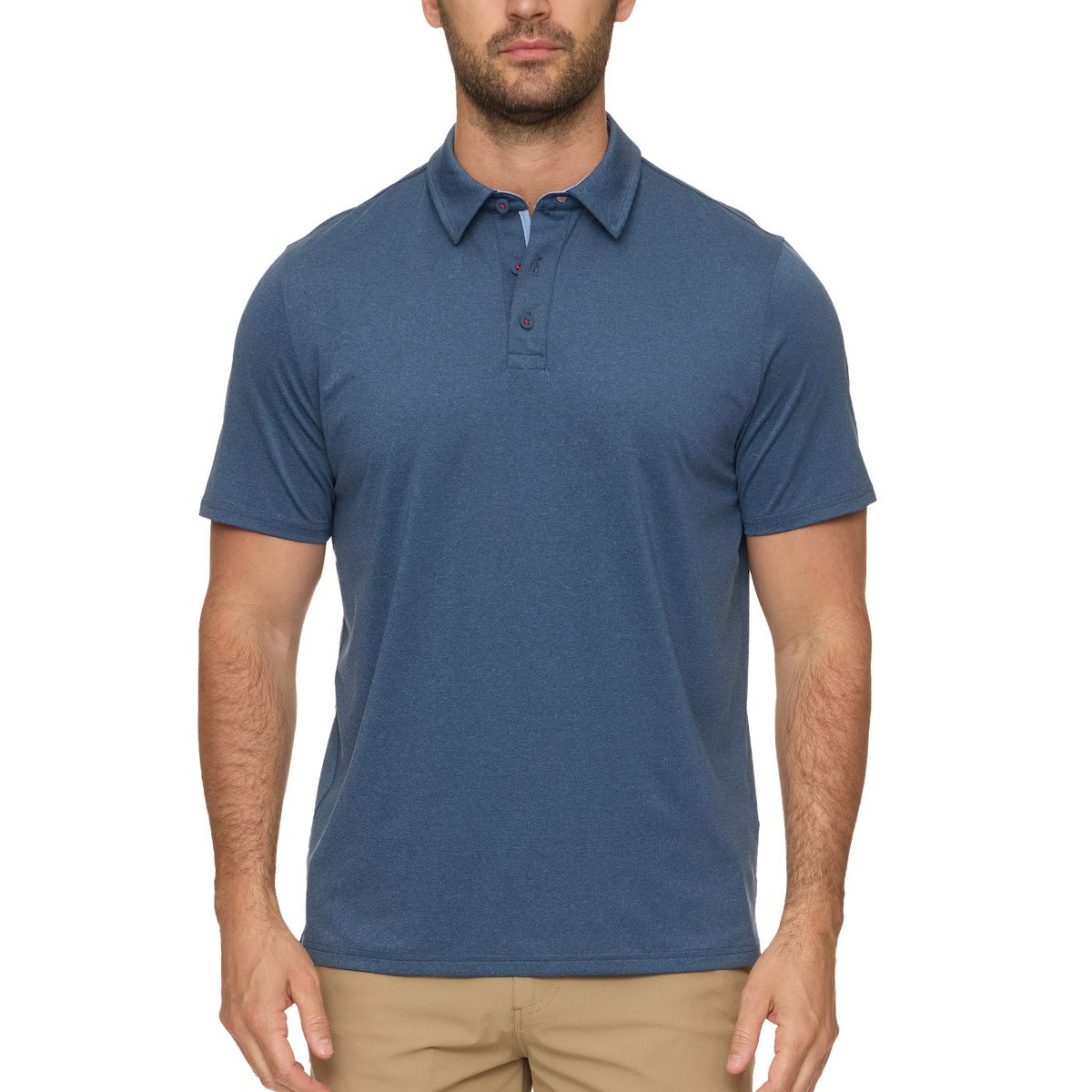 Picture of Flag & Anthem Men's SS Solid Performane Polo