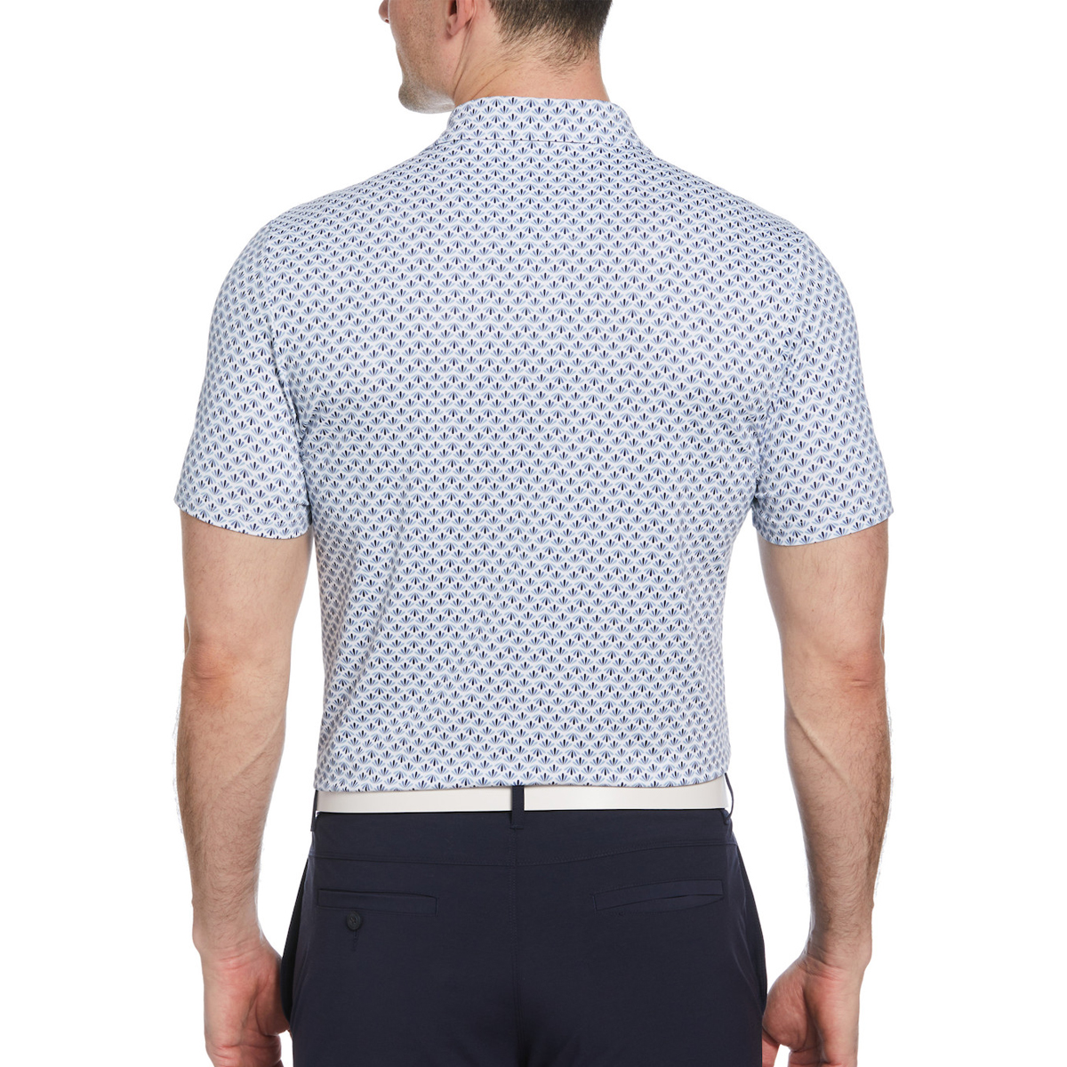 Picture of Original Penguin Men's SS Retro Geo Print Polo