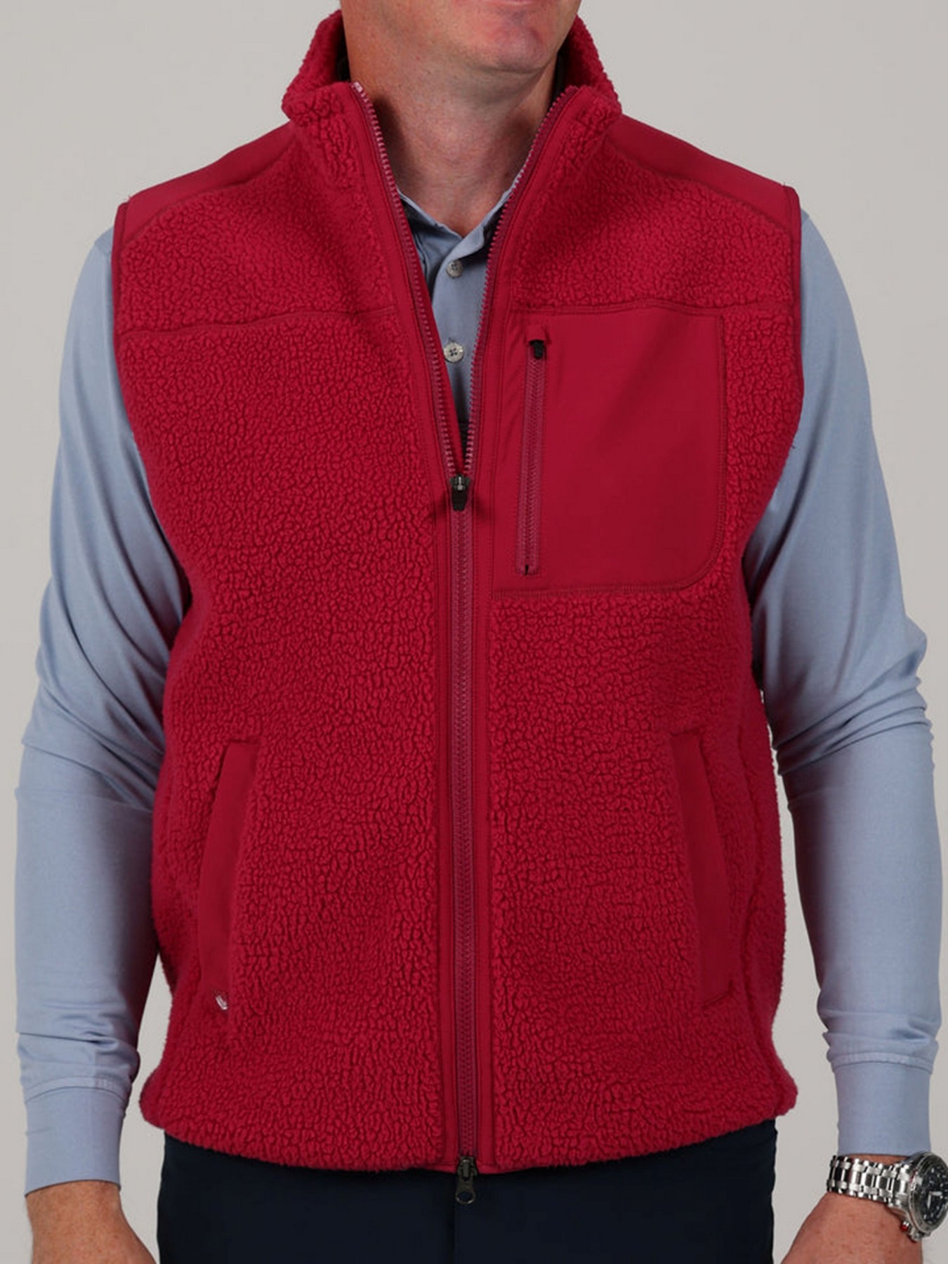 Picture of Donald Ross Jonas Full Zip Sherpa Vest