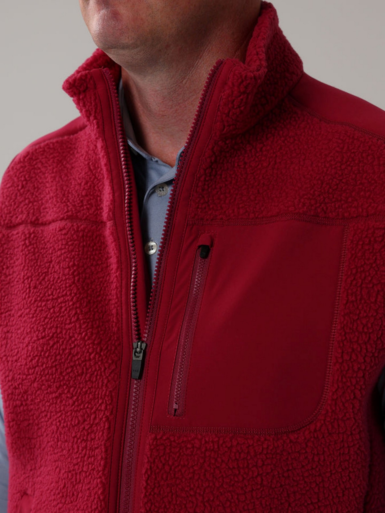 Picture of Donald Ross Jonas Full Zip Sherpa Vest