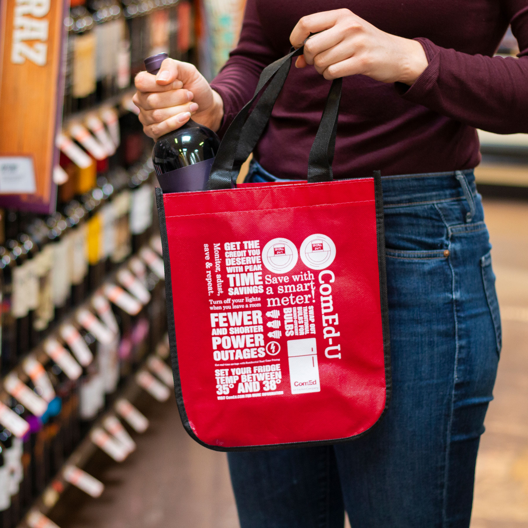 Picture of Laminated Fashion Tote Bag
