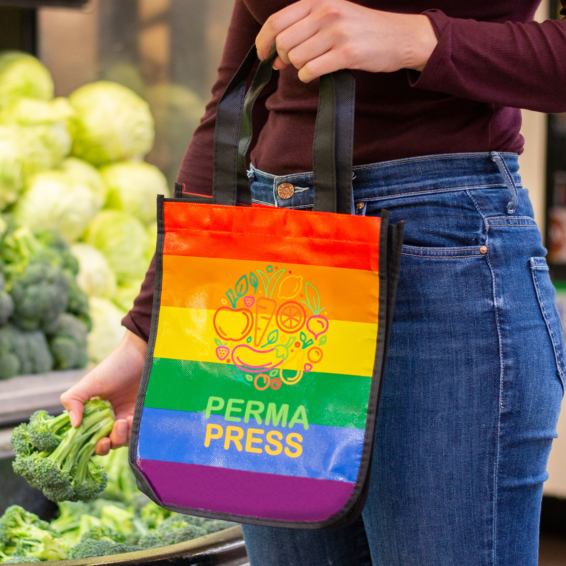 Picture of Laminated Fashion Tote Bag