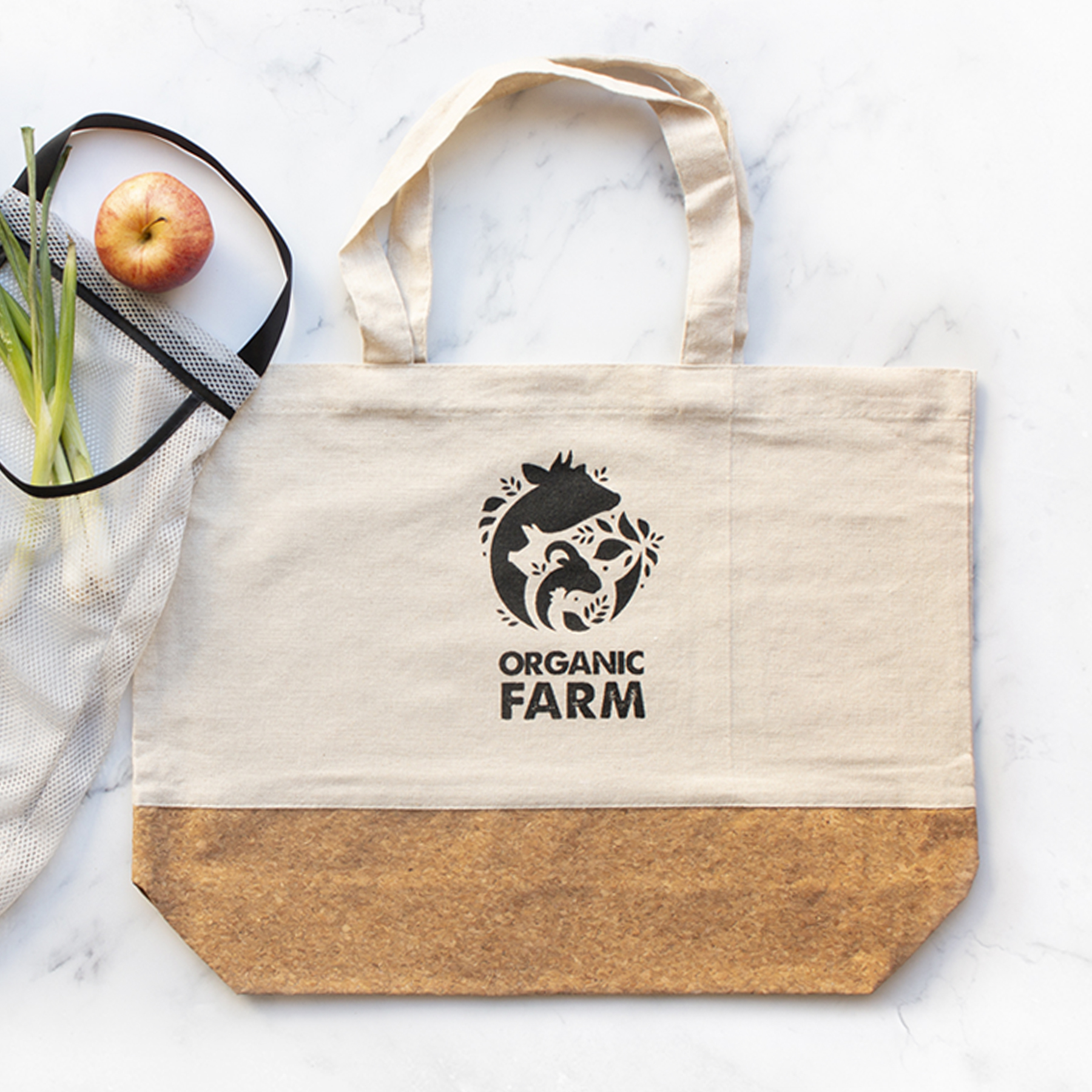 Picture of Linen and Cork Tote Bag