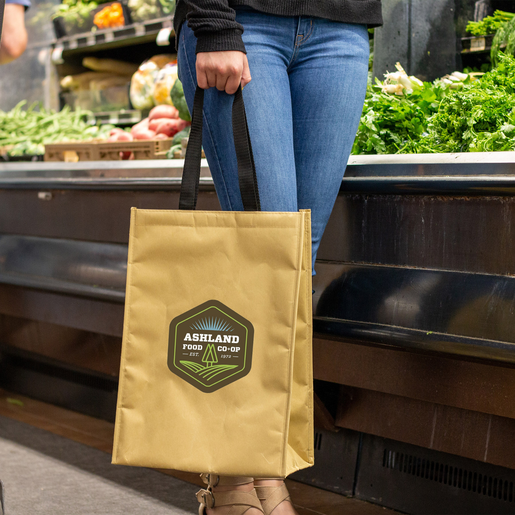 Picture of Kraft Insulated Grocery Tote Bag