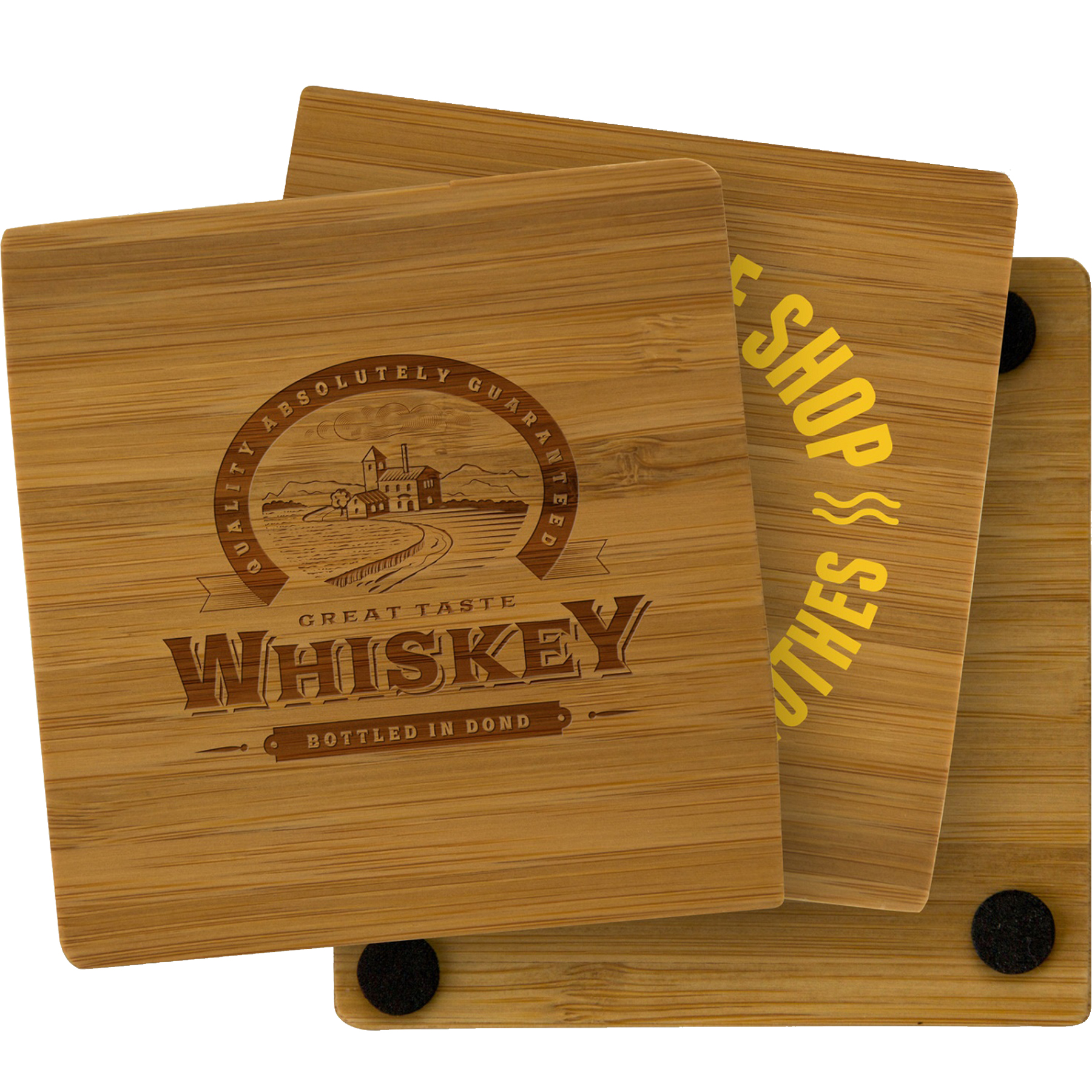 Picture of Square Bamboo Coaster