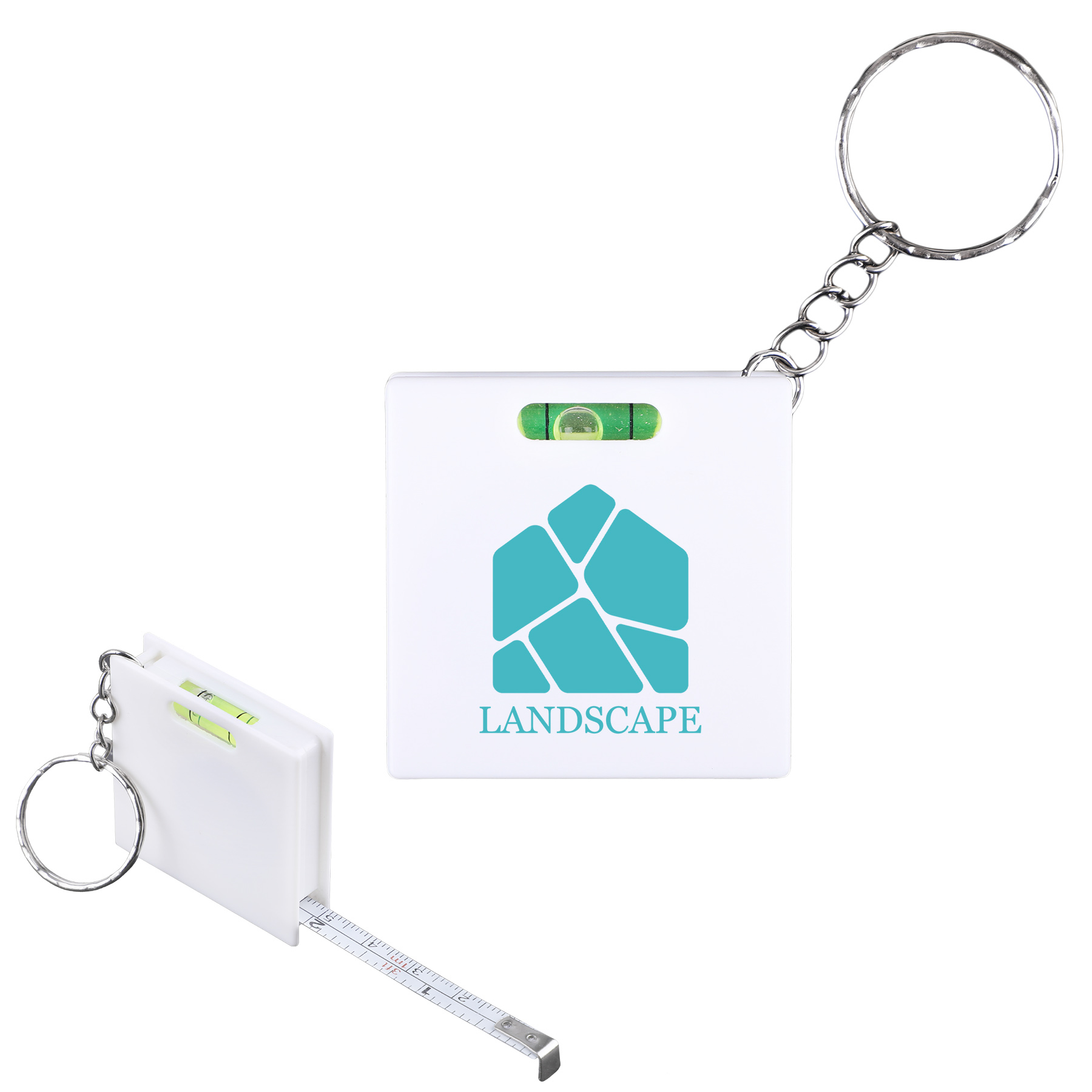 Picture of Squared Away Key Ring Tape Measure And Level