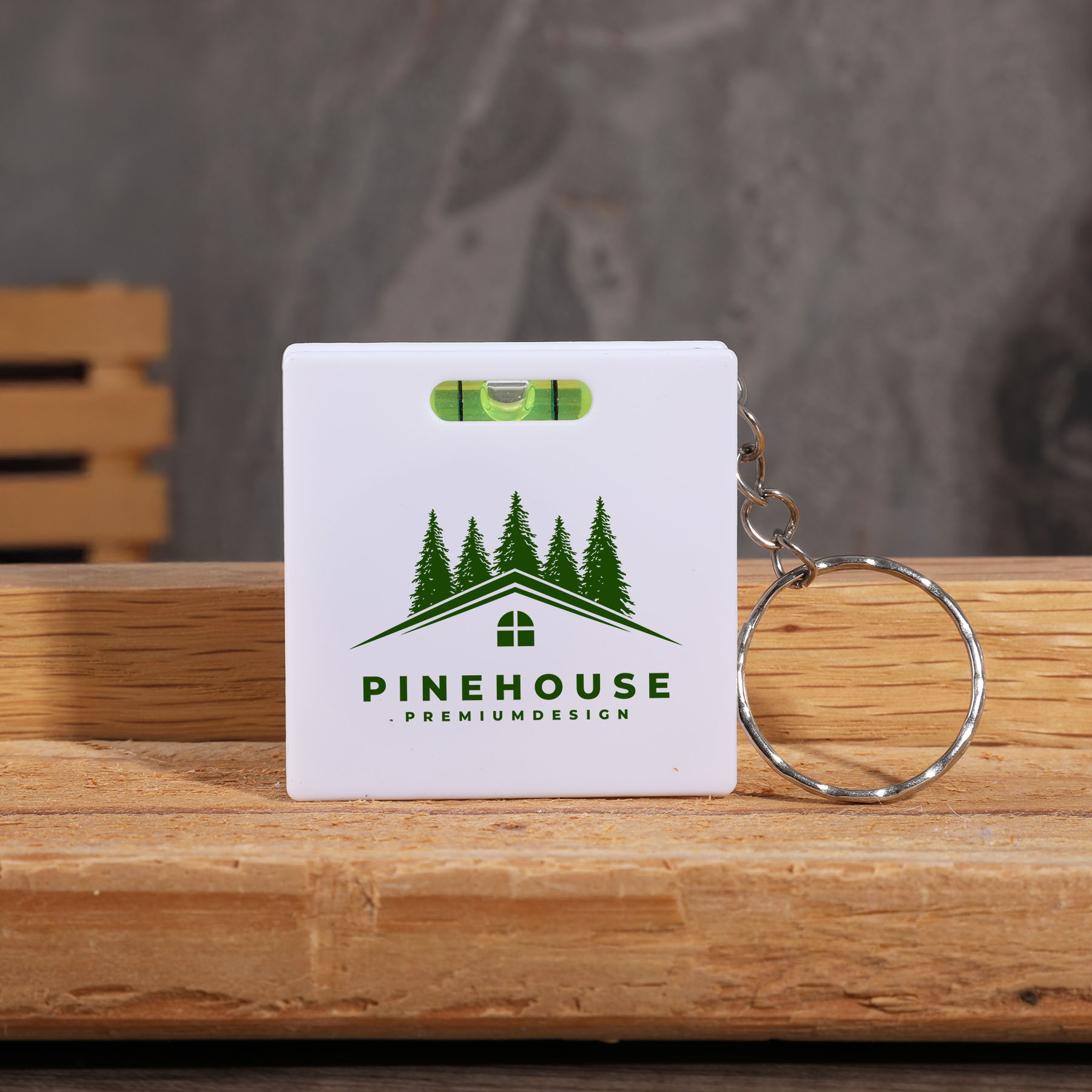 Picture of Squared Away Key Ring Tape Measure And Level