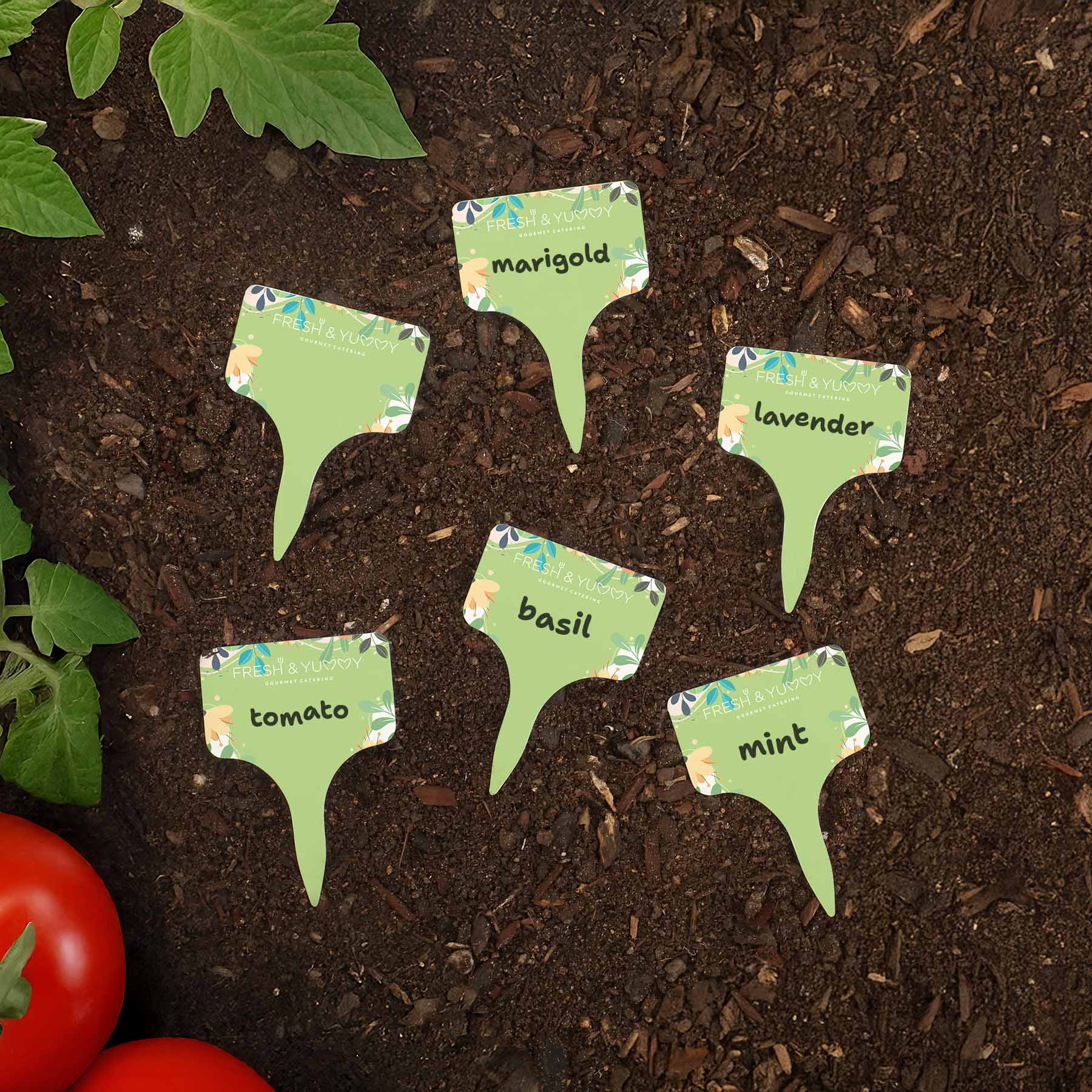 Picture of Evergreen 6 Pc. Garden Stake Set