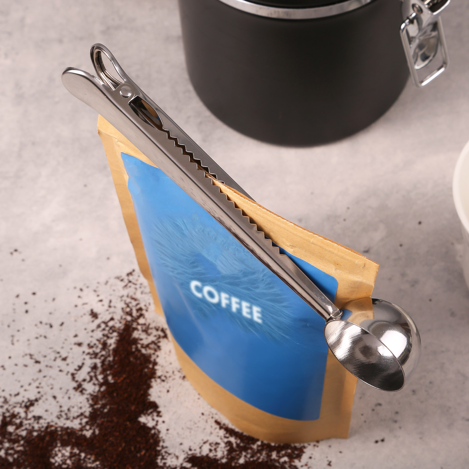 Picture of Daybreak Stainless Steel Coffee Scoop/Clip