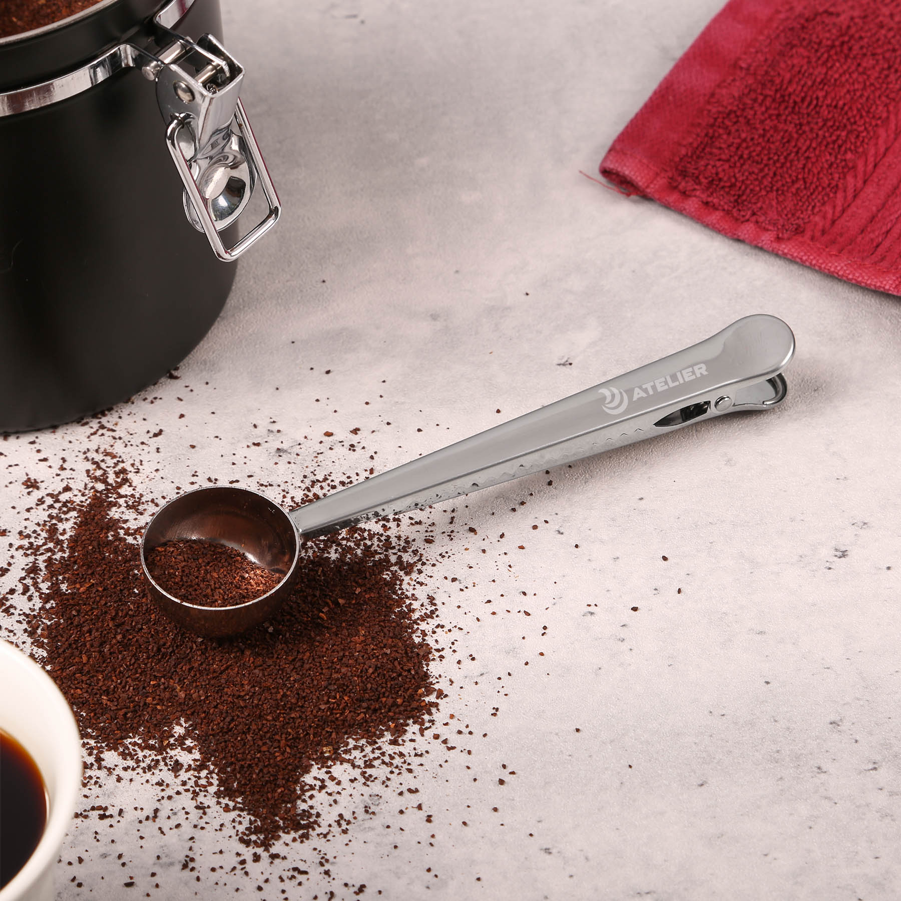 Picture of Daybreak Stainless Steel Coffee Scoop/Clip