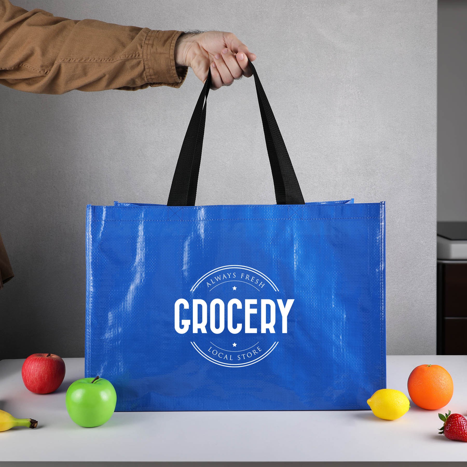 Picture of Epic Oversized Laminated Shopping Tote