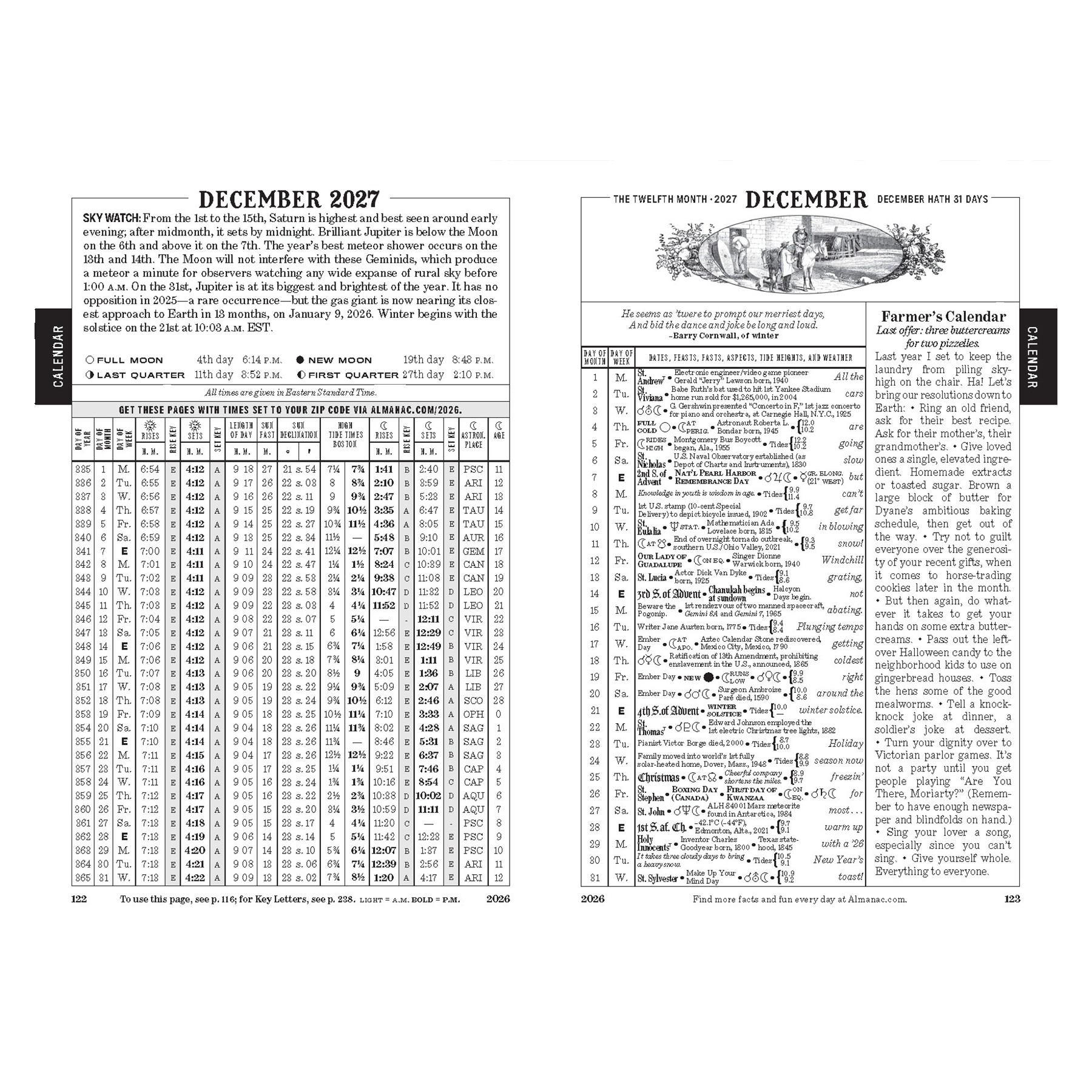 Picture of The Old Farmer's Almanac® Booklet: 2027