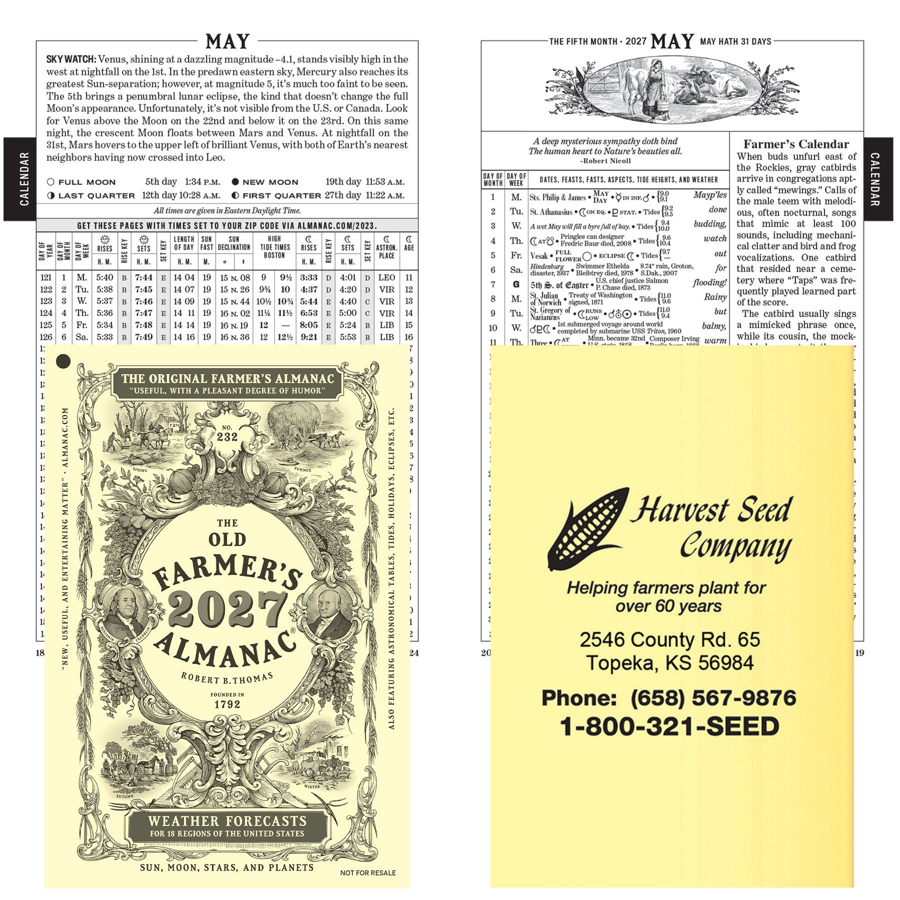 Picture of The Old Farmer's Almanac® Booklet: 2027