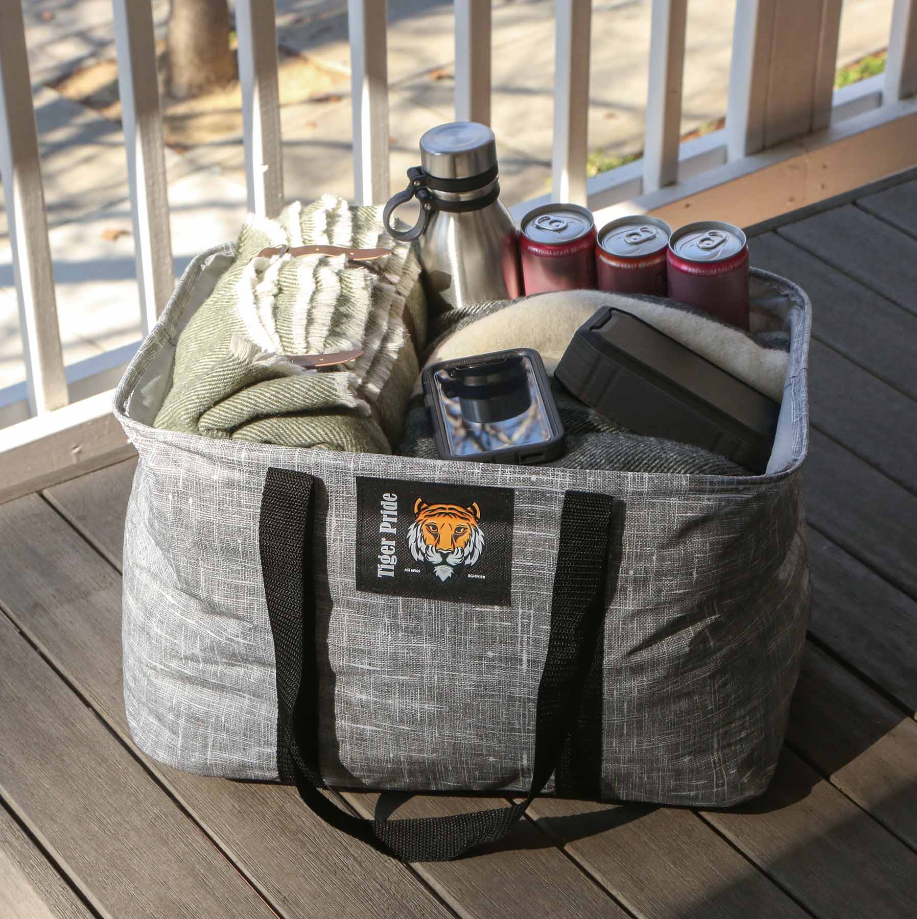 Picture of Bohemian Non-Woven Collapsible Tote Bag