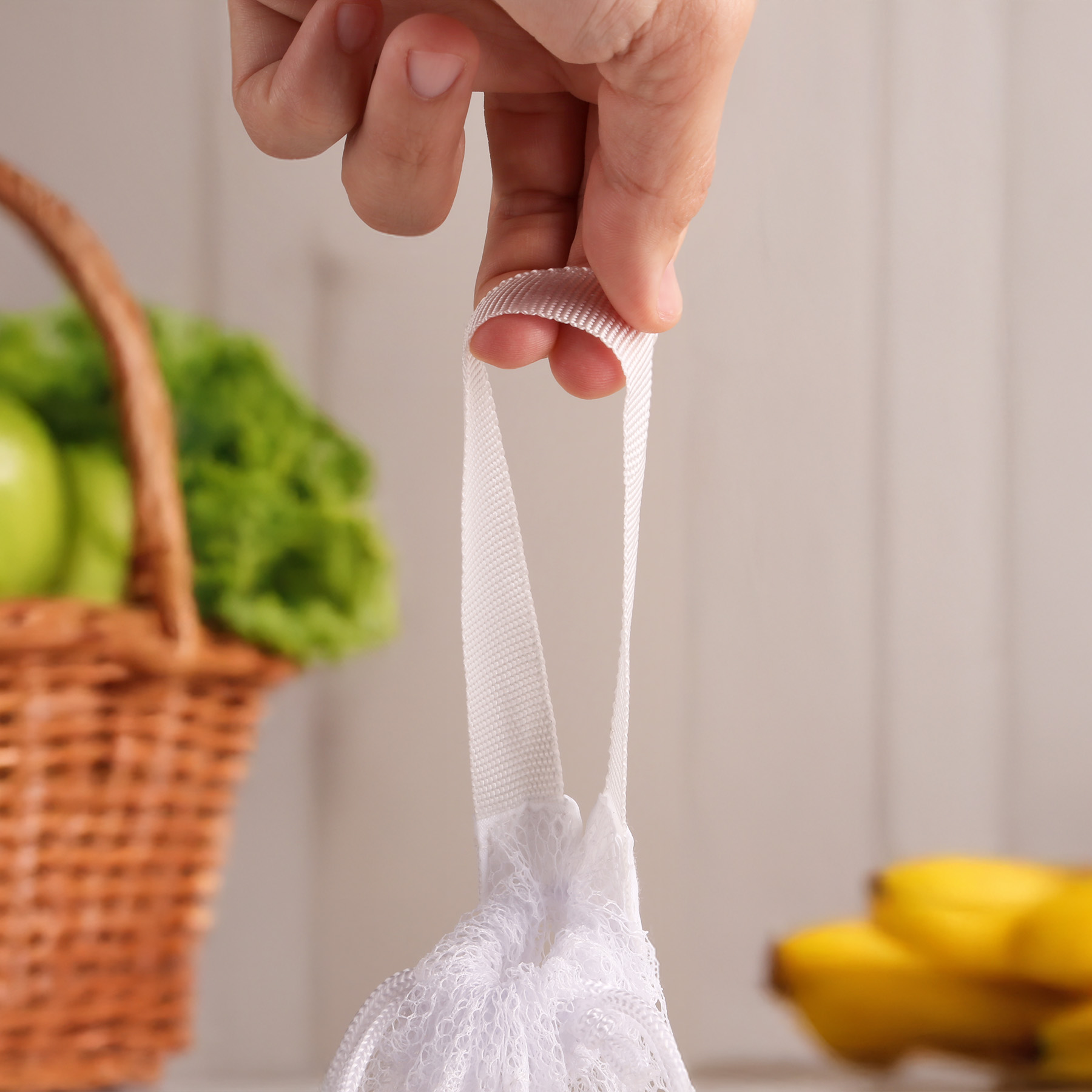 Picture of Bio-Liiv Drawstring Mesh Produce Bag