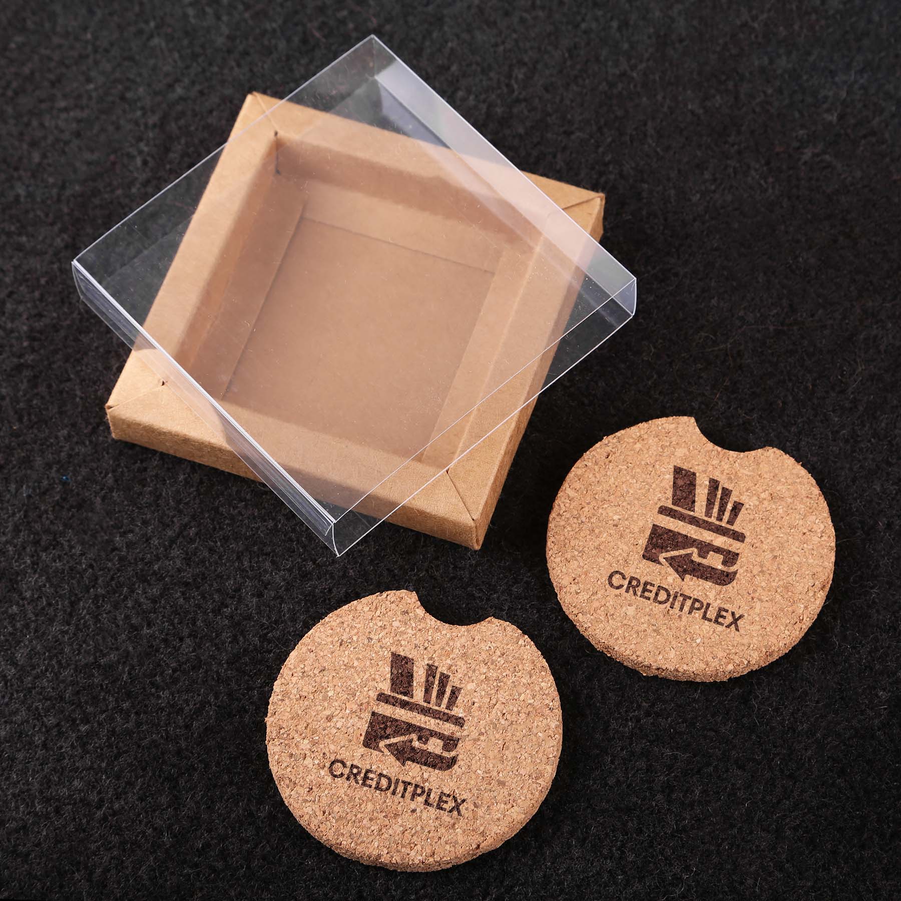 Picture of 2 Piece Corkster Car Coaster Set In Box