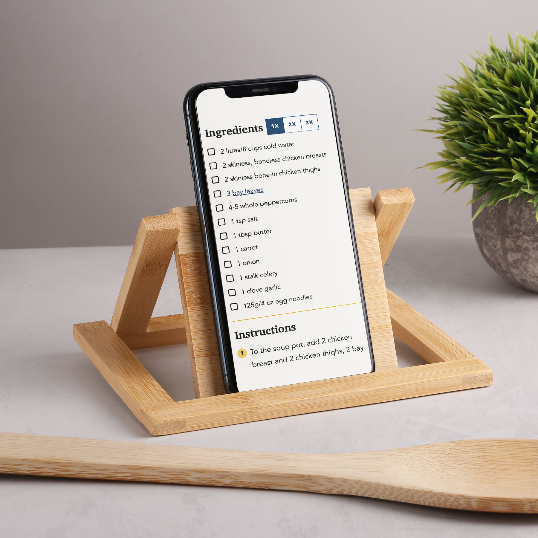 Picture of Chun Bamboo Kitchen Trivet/Phone Holder
