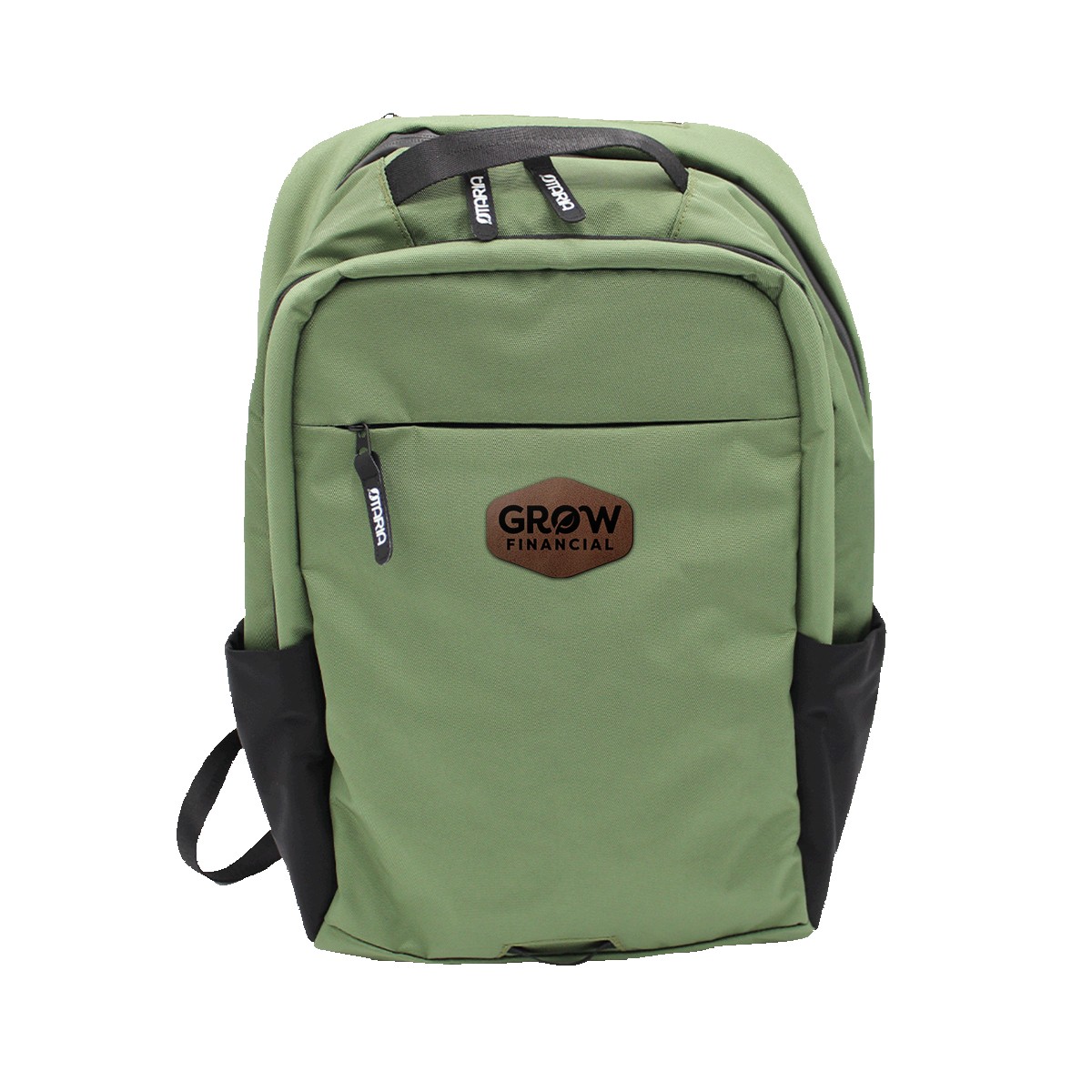 Picture of Otaria™ Computer Laptop Backpack, Leather Patch - Laser