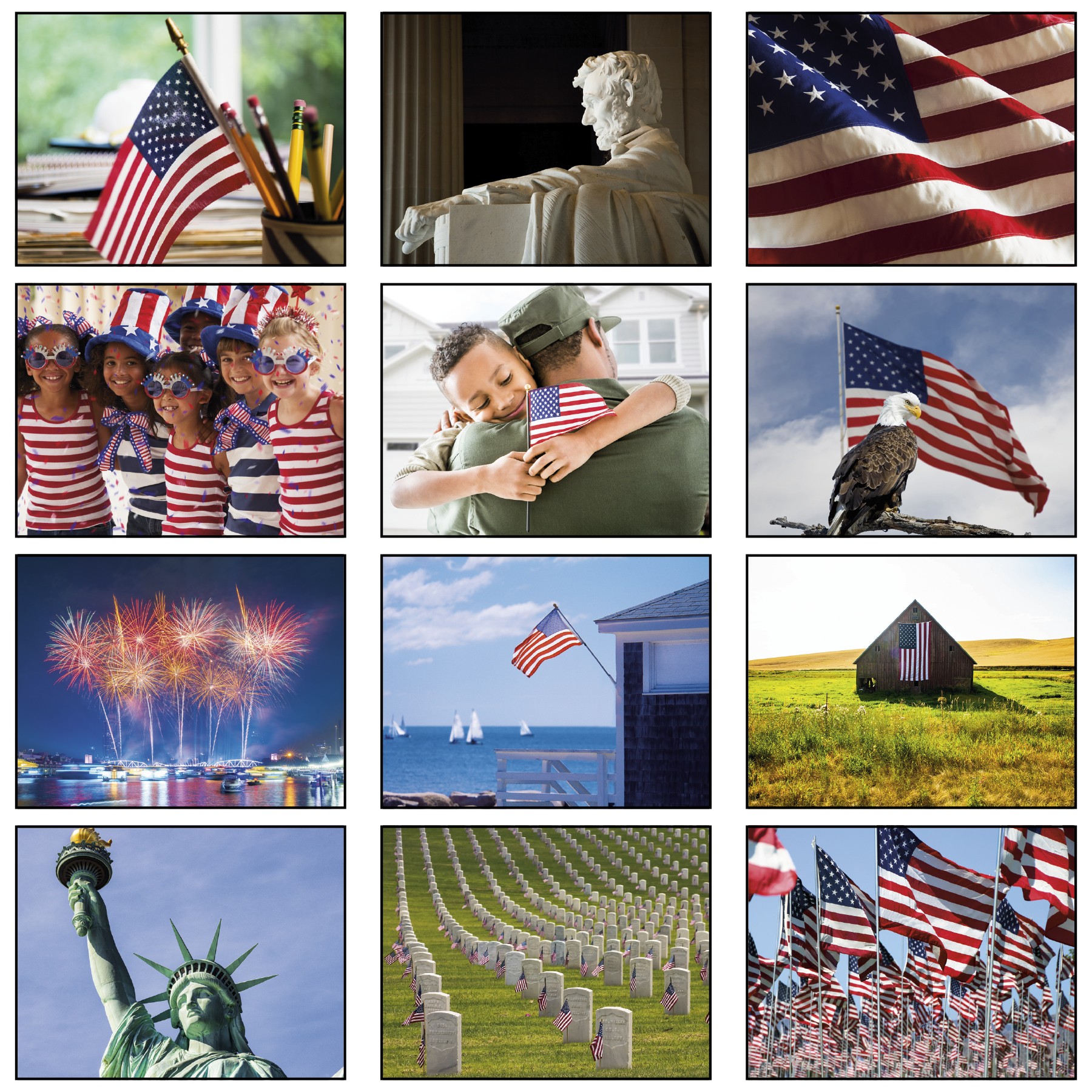 Picture of America! Wall Calendar: 2027 Spiral Bound