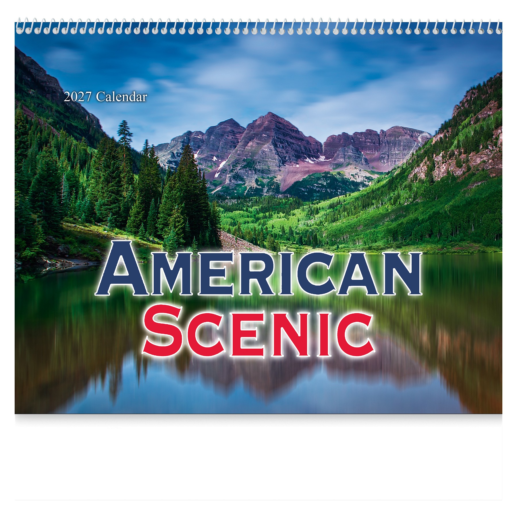 Picture of American Scenic Wall Calendar: 2027 Spiral Bound