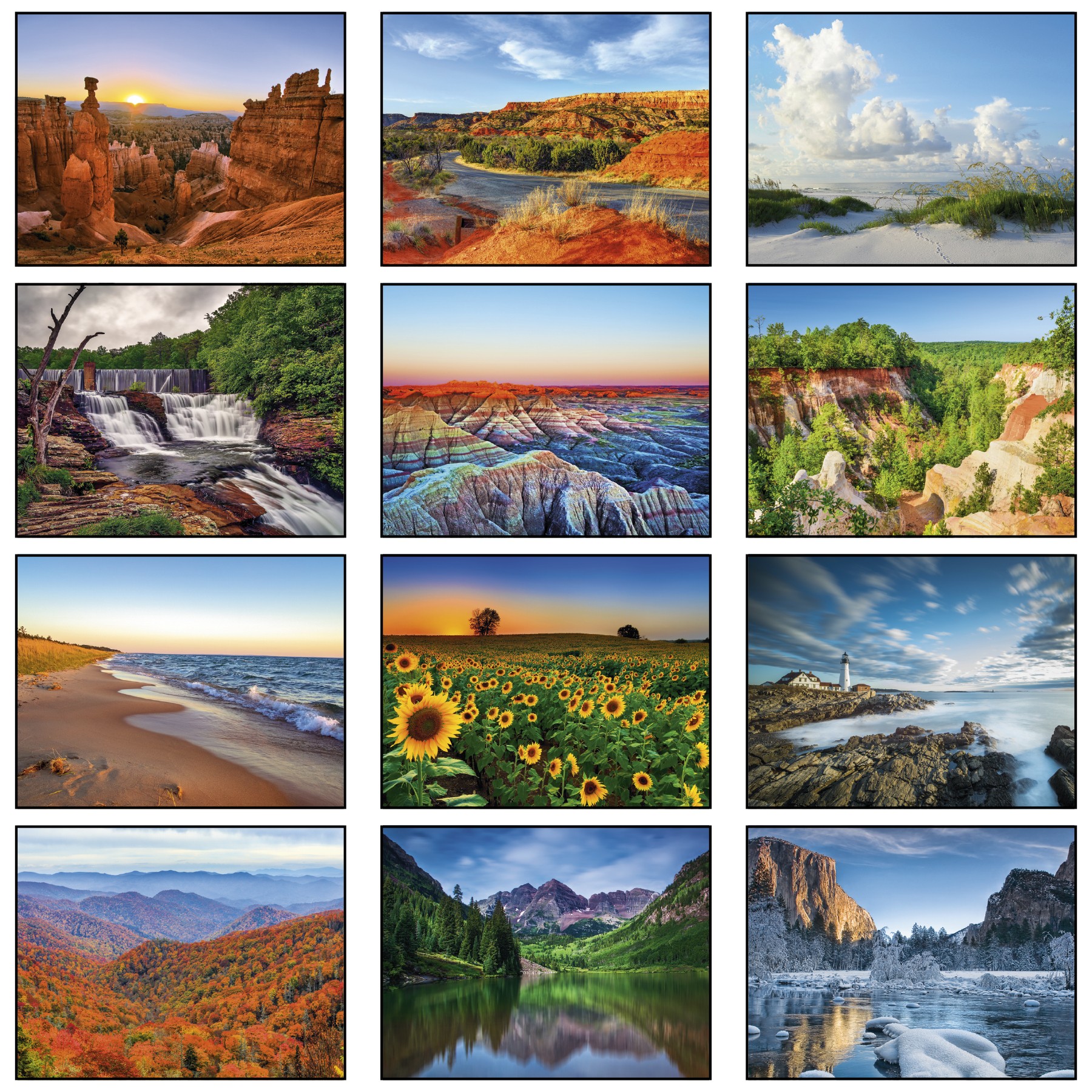Picture of American Scenic Wall Calendar: 2027 Spiral Bound