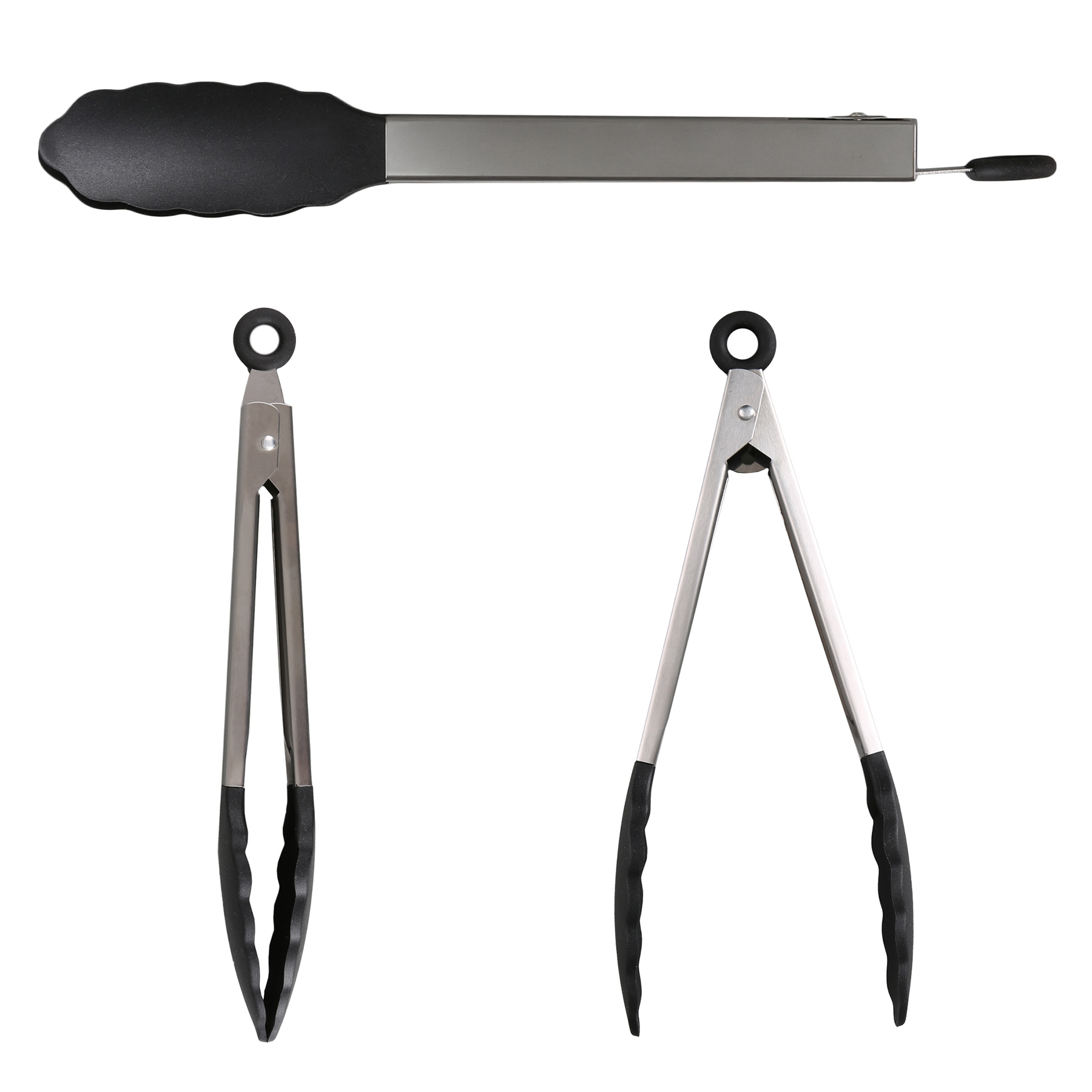 Picture of Blaze 9" Stainless & Silicone Tongs