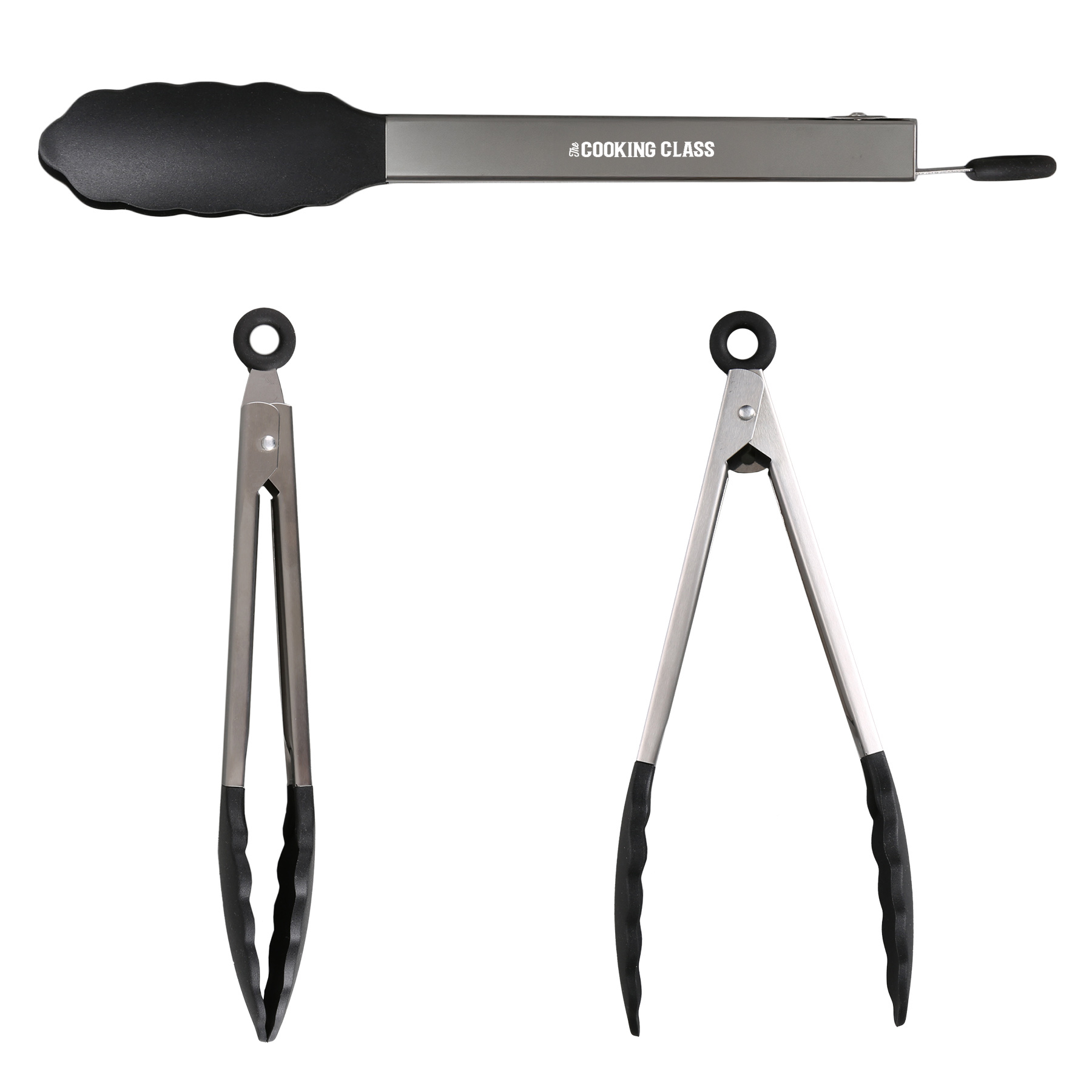 Picture of Blaze 9" Stainless & Silicone Tongs