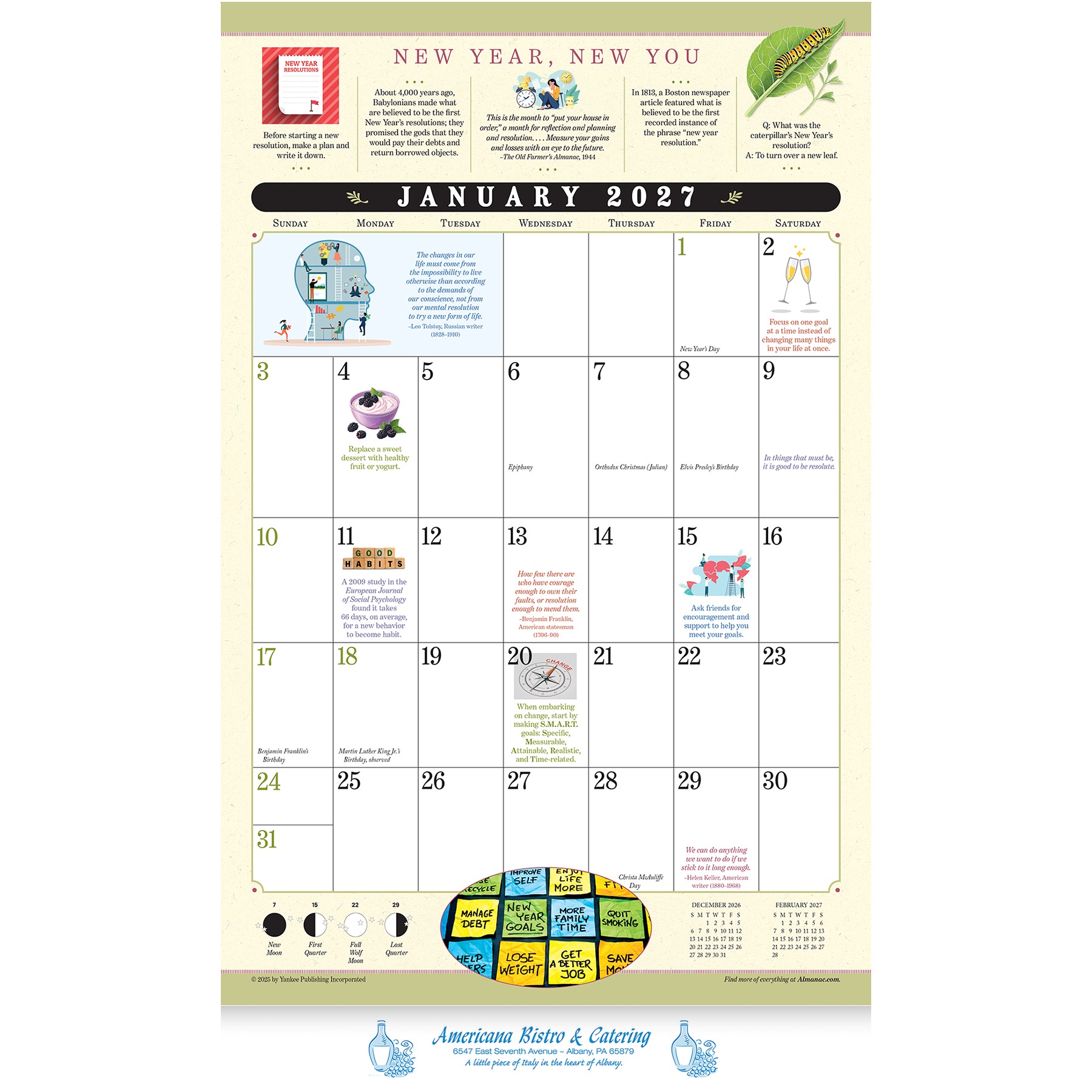 Picture of The Old Farmer's Almanac® Everyday Advice: 2027 Stapled