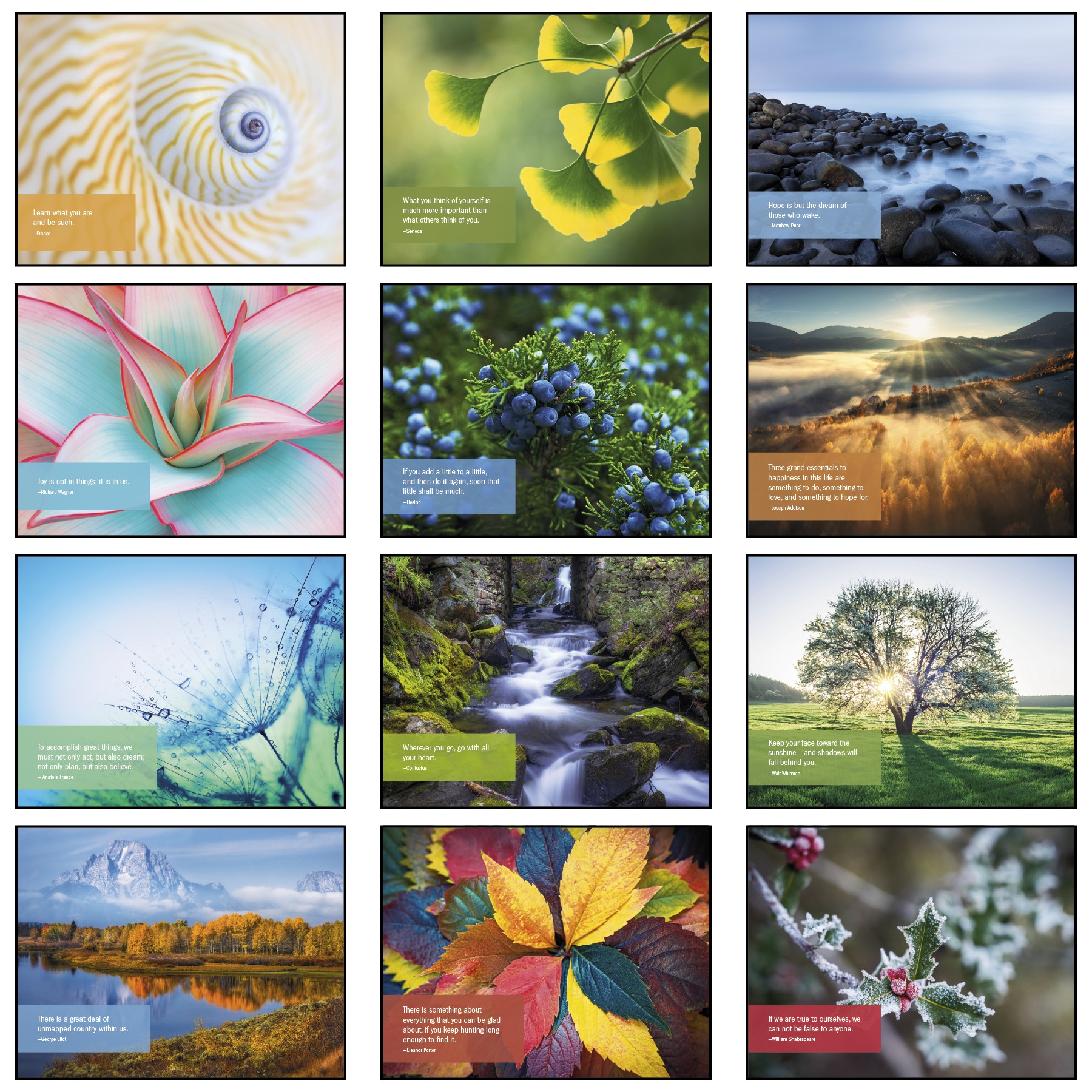 Picture of Inspiration Wall Calendar: 2027 Stapled