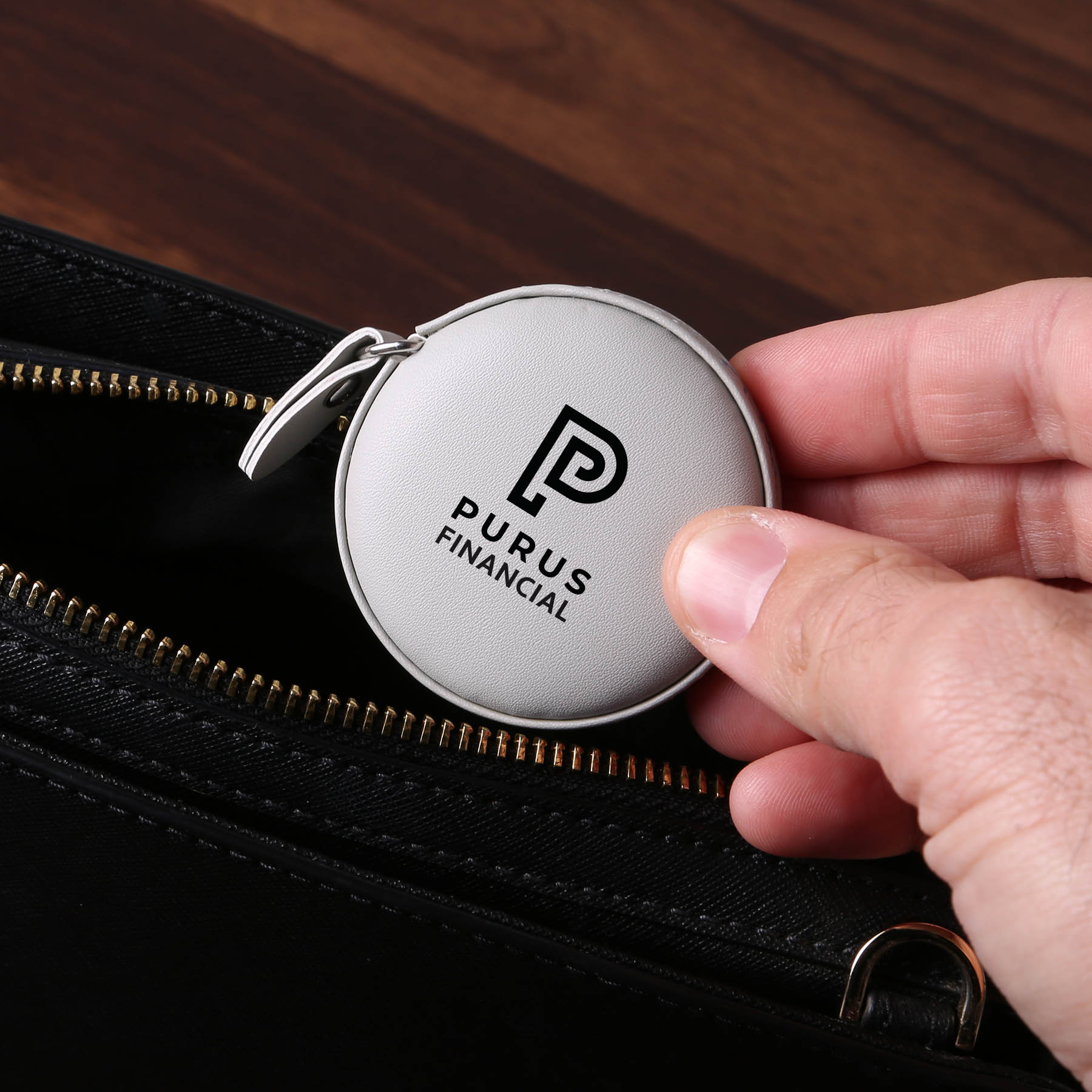 Picture of Pocket Pal Vegan Leather 5' Round Measuring Tape