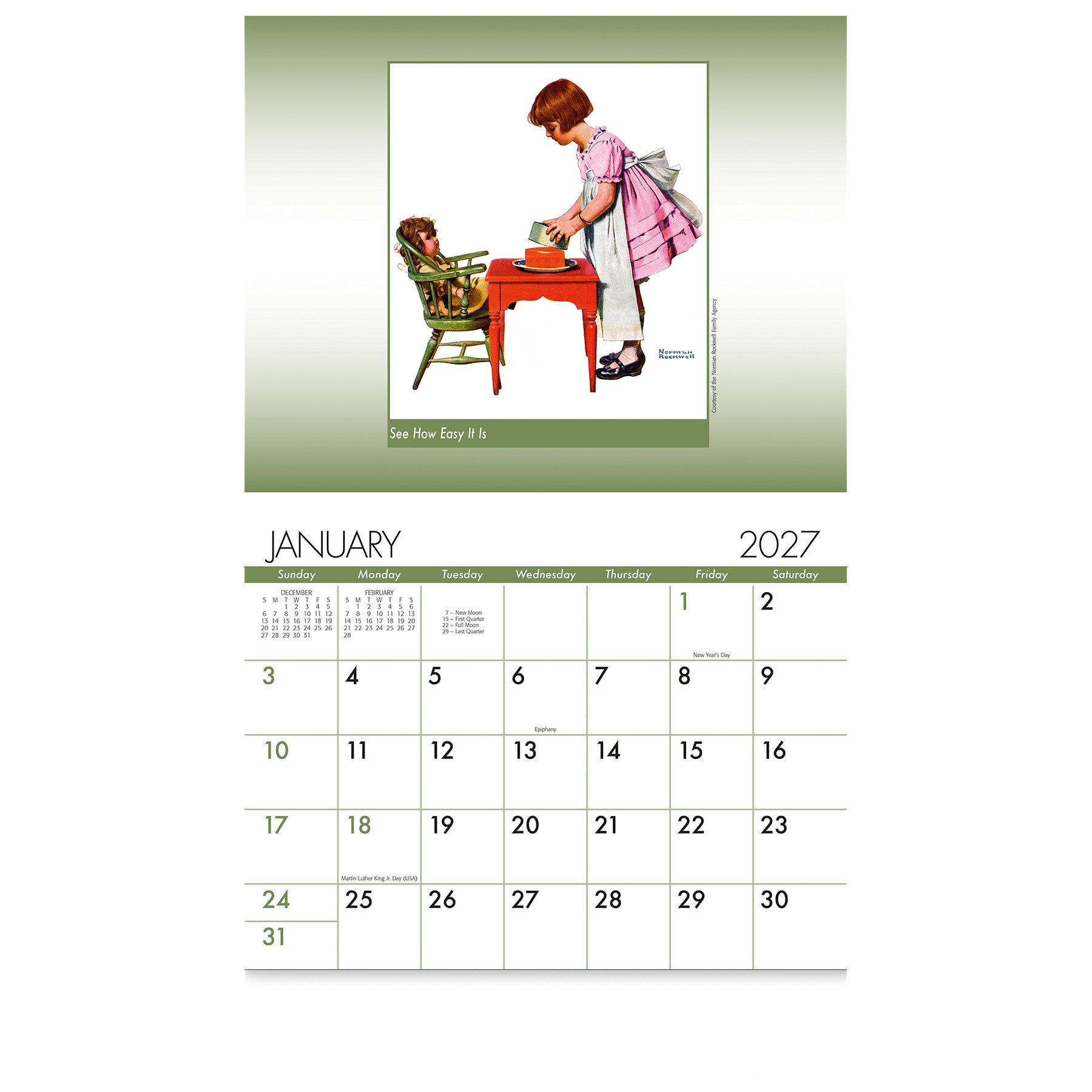 Picture of An American Illustrator Wall Calendar: 2027 Stapled