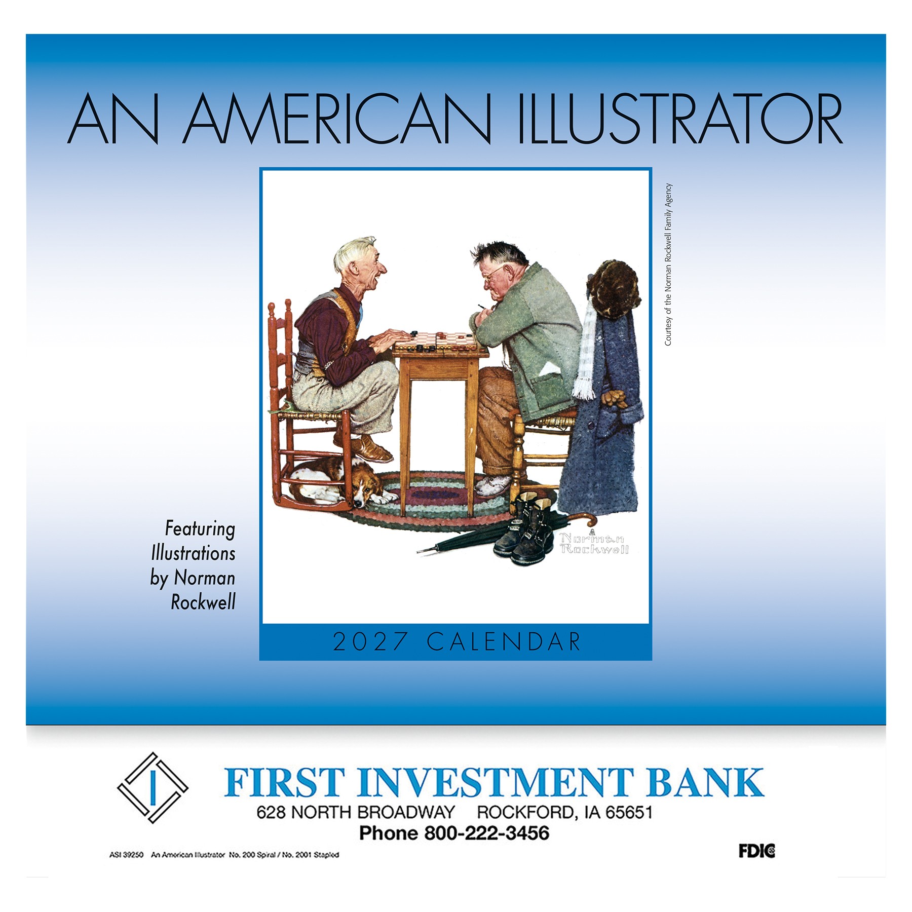 Picture of An American Illustrator Wall Calendar: 2027 Stapled