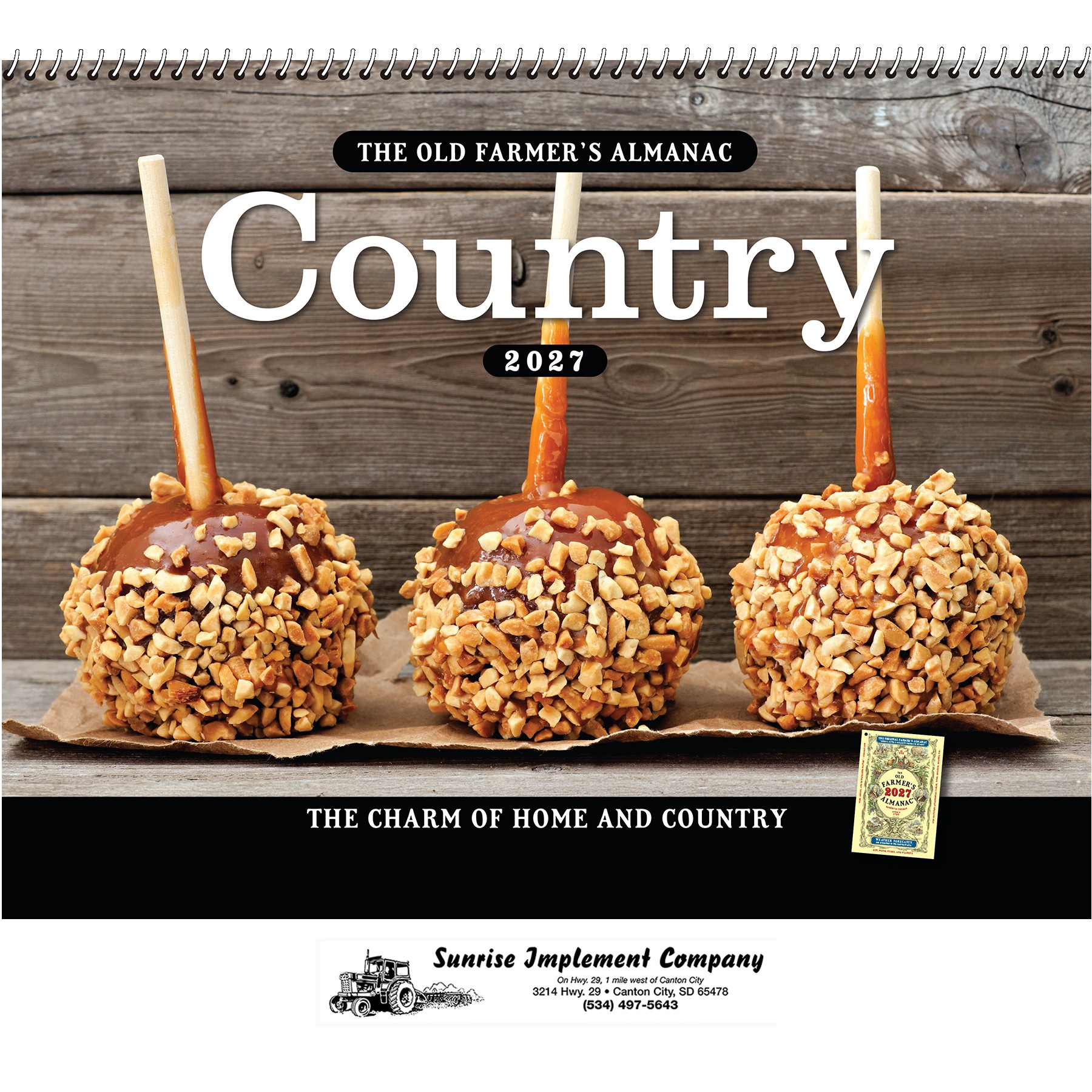 Picture of The Old Farmer's Almanac® Country: 2027 Spiral Bound