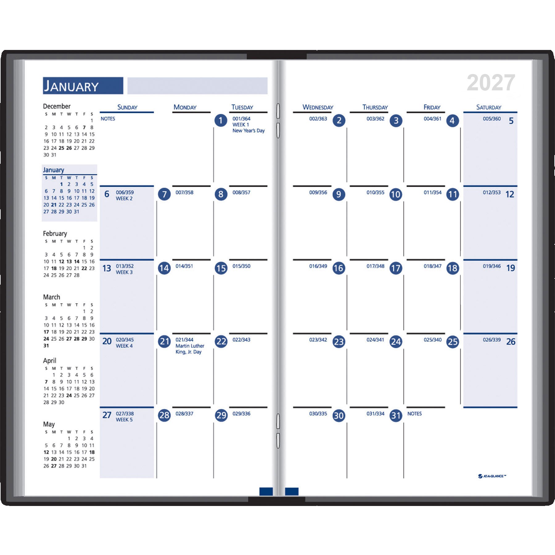 Picture of Monthly Format In Vinyl Jacket: 2027