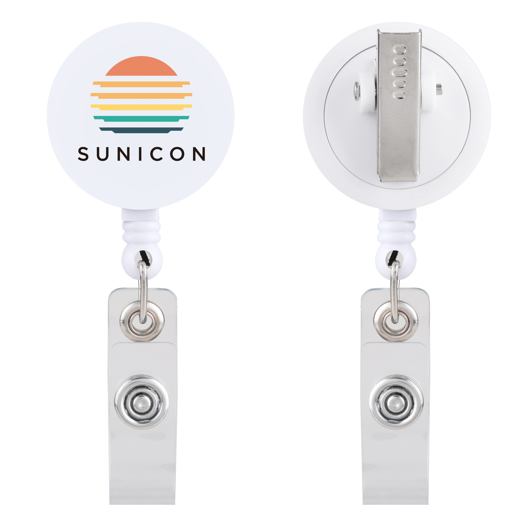 Picture of Id Buddy Round Retractable Swivel Badge Reel