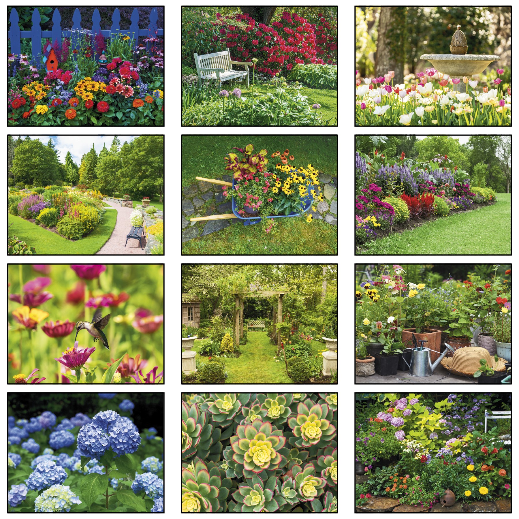 Picture of Gardens Wall Calendar: 2027 Stapled