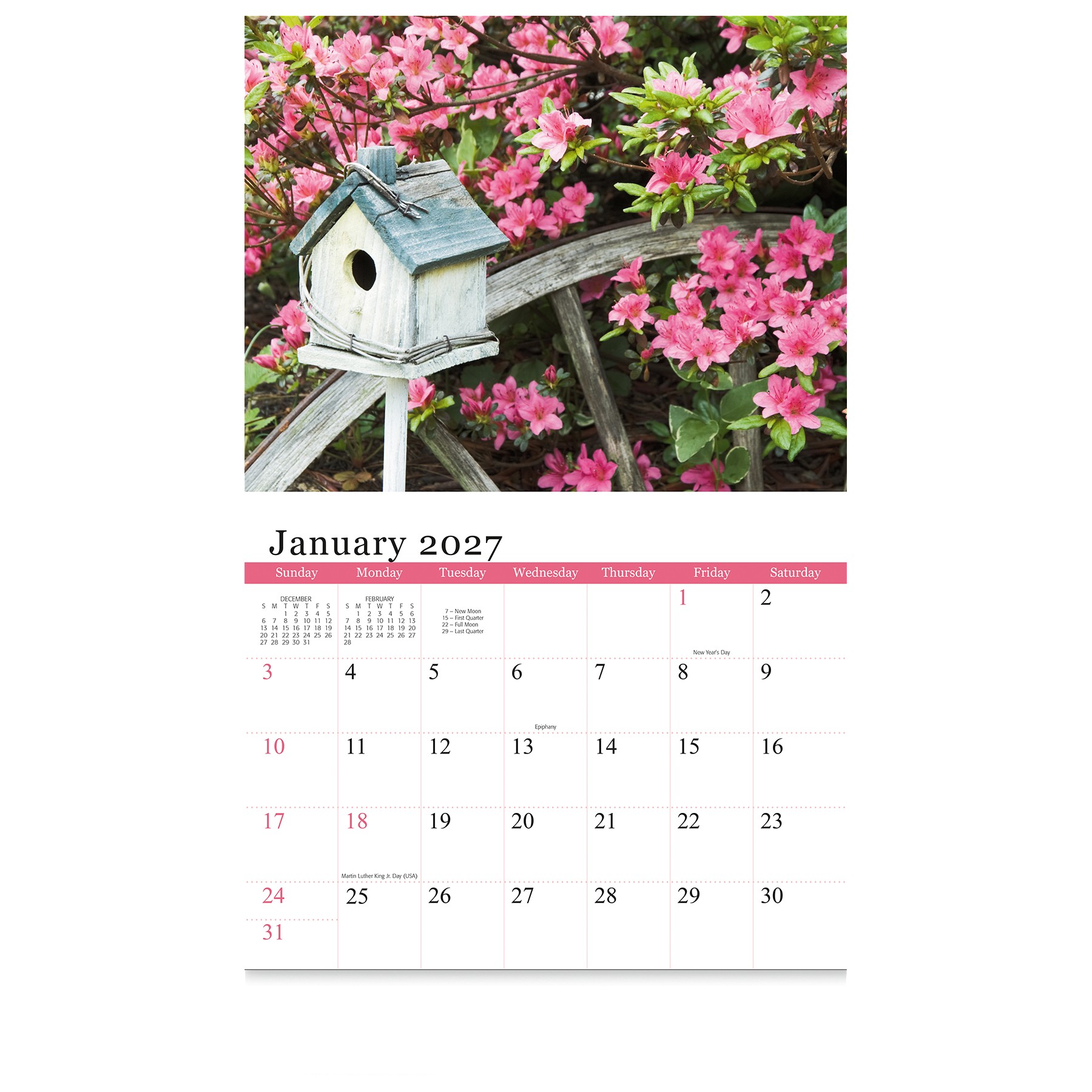 Picture of Gardens Wall Calendar: 2027 Stapled