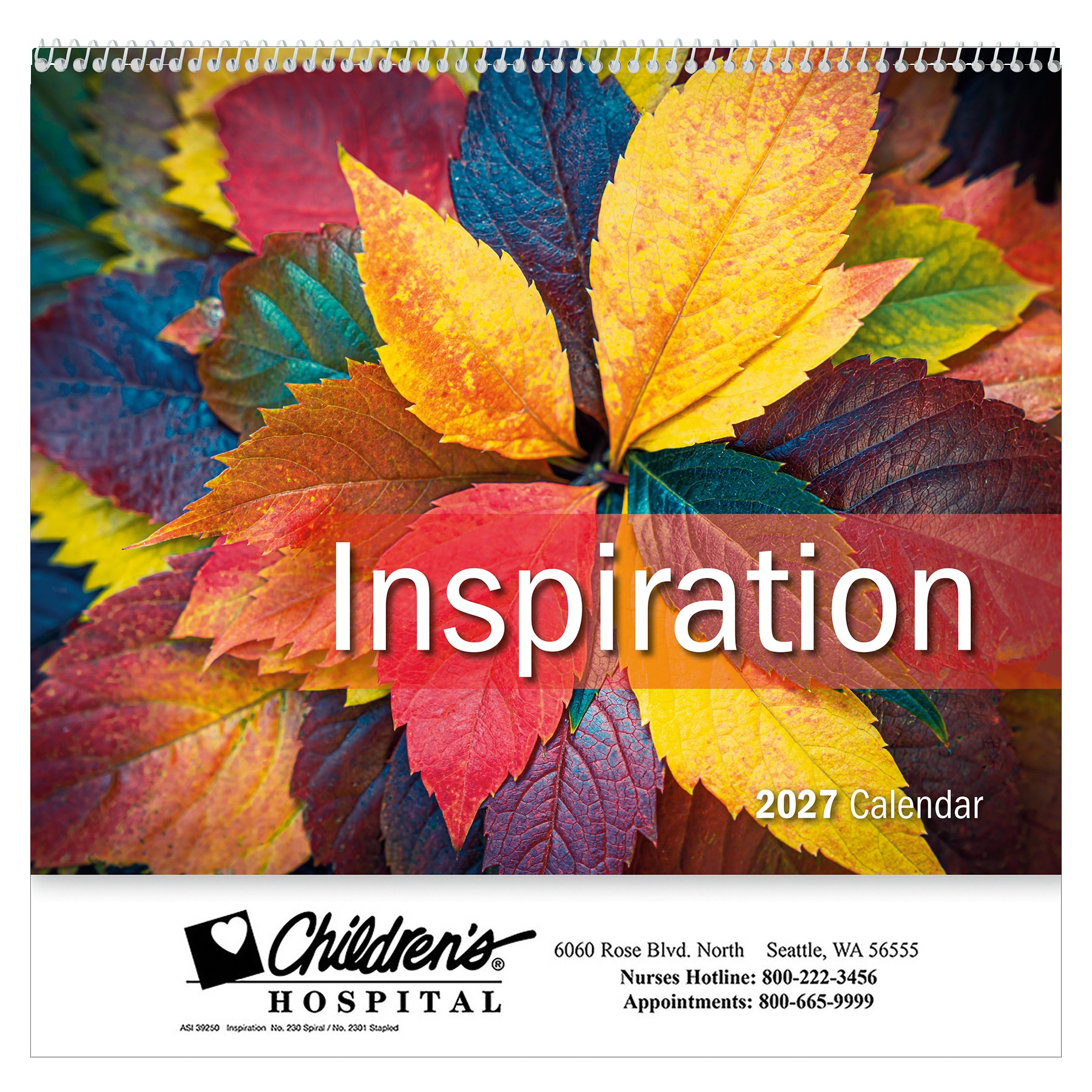 Picture of lnspiration Wall Calendar: 2027 Spiral Bound