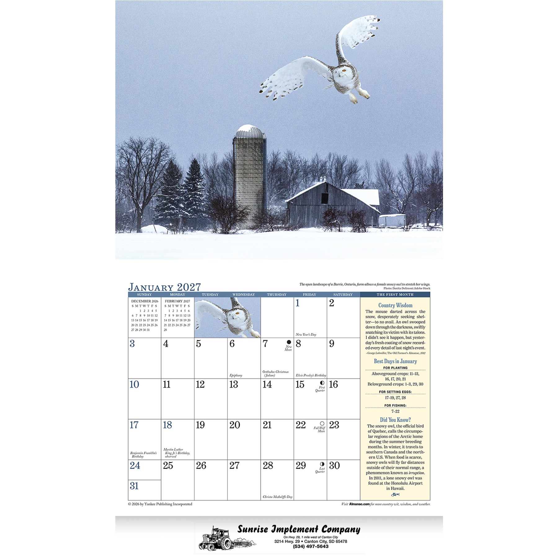 Picture of The Old Farmer's Almanac® Country: 2027 Stapled