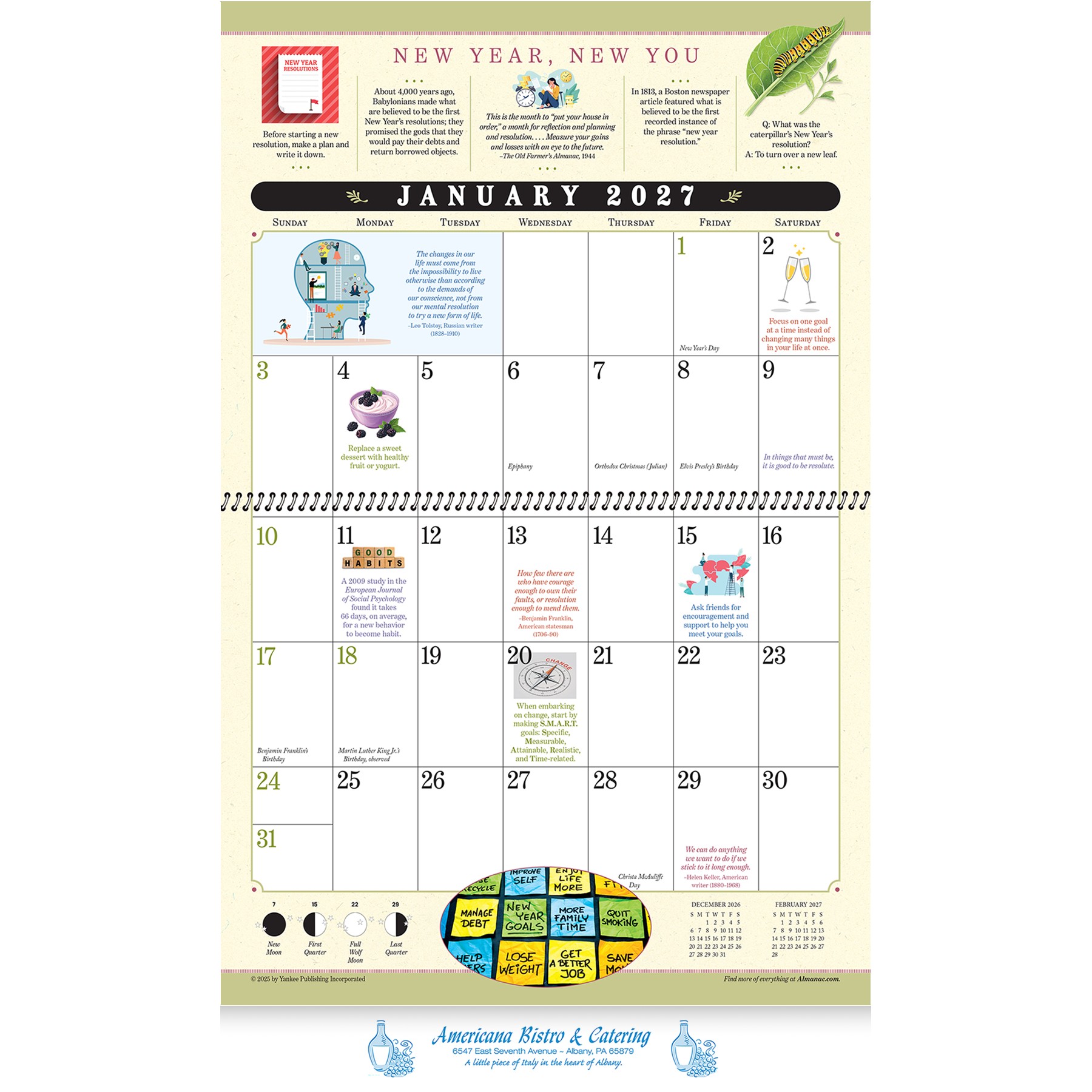 Picture of The Old Farmer's Almanac® Everyday Advice: 2027 Spiral Bound