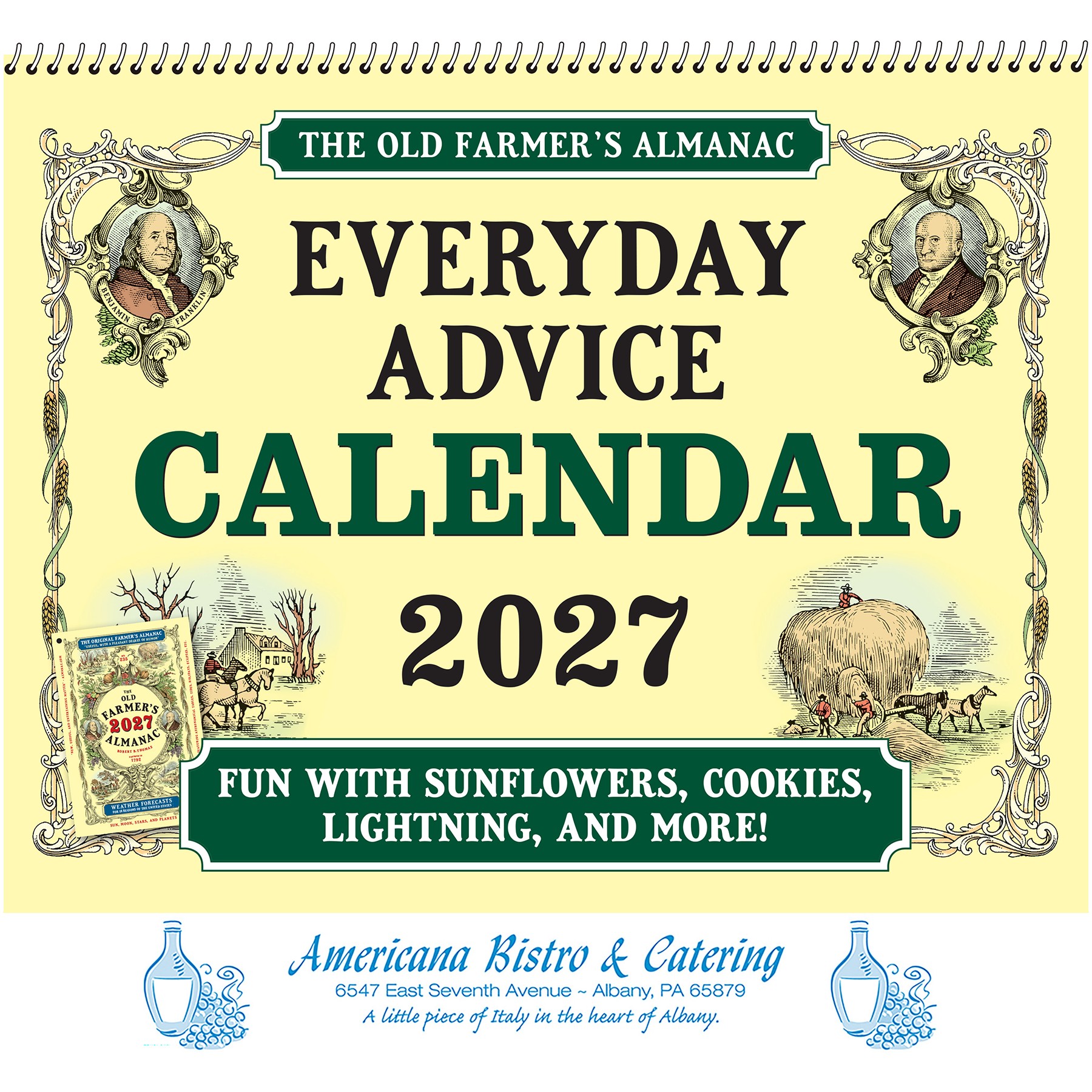 Picture of The Old Farmer's Almanac® Everyday Advice: 2027 Spiral Bound