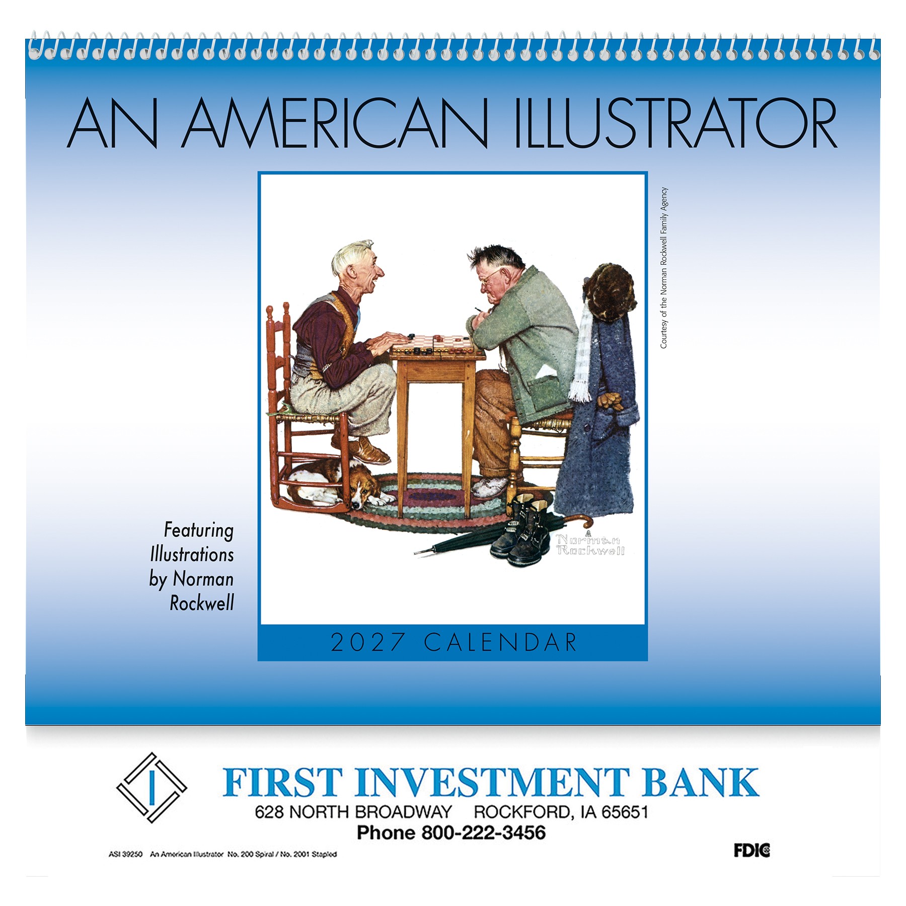 Picture of An American Illustrator Wall Calendar: 2027 Spiral Bound