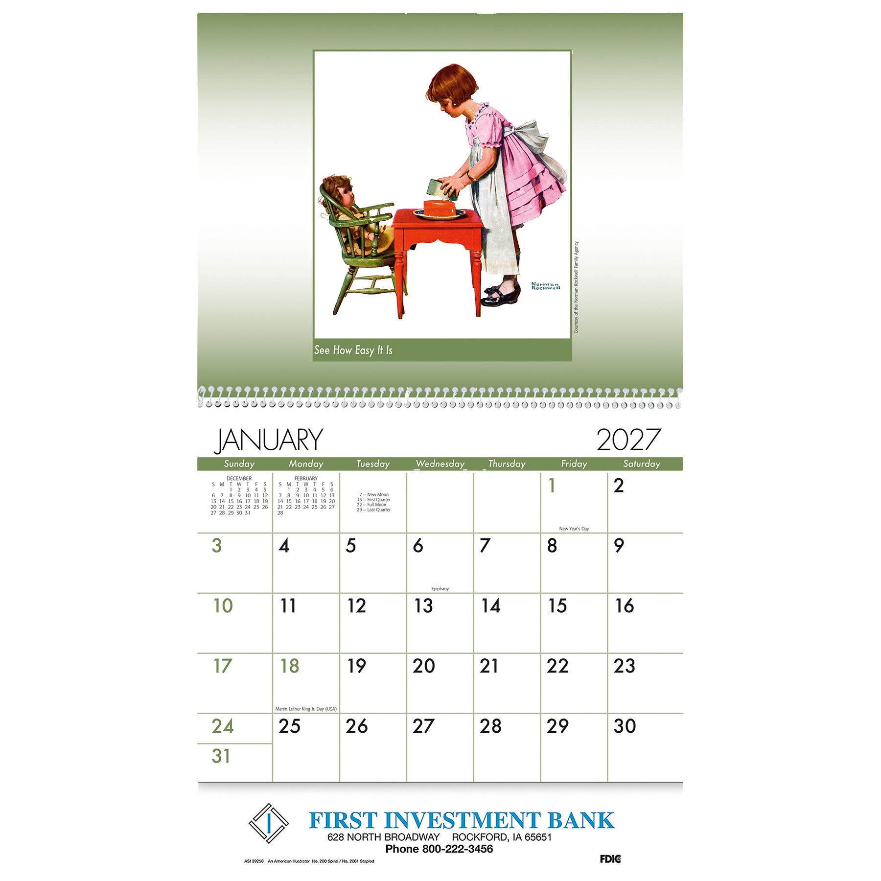 Picture of An American Illustrator Wall Calendar: 2027 Spiral Bound